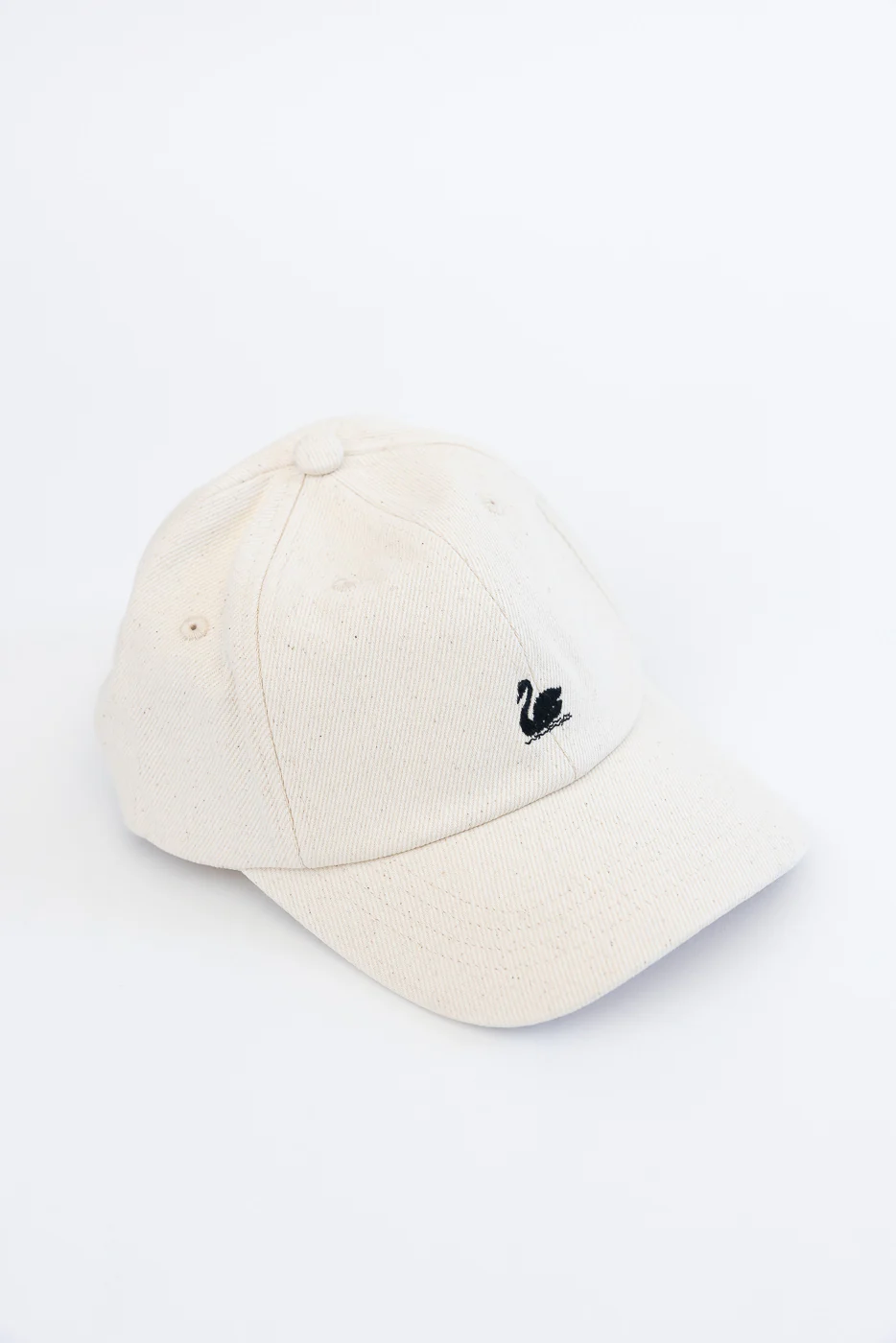 CAP01T.02 - Swan Logo Cotton Twill Cap - Nature - Image 5