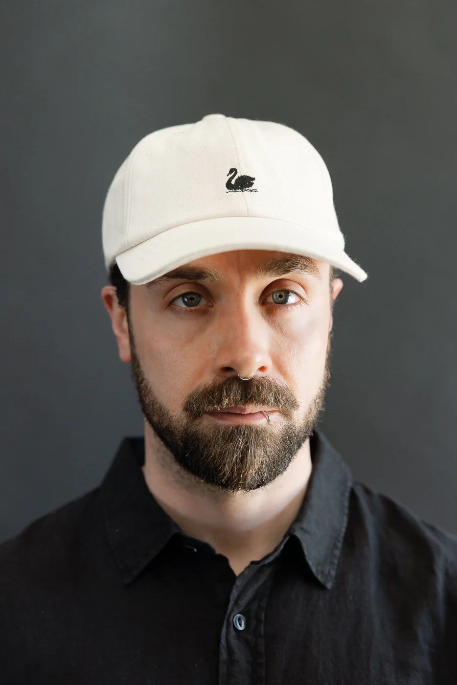 CAP01T.02 - Swan Logo Cotton Twill Cap - Nature - Image 7