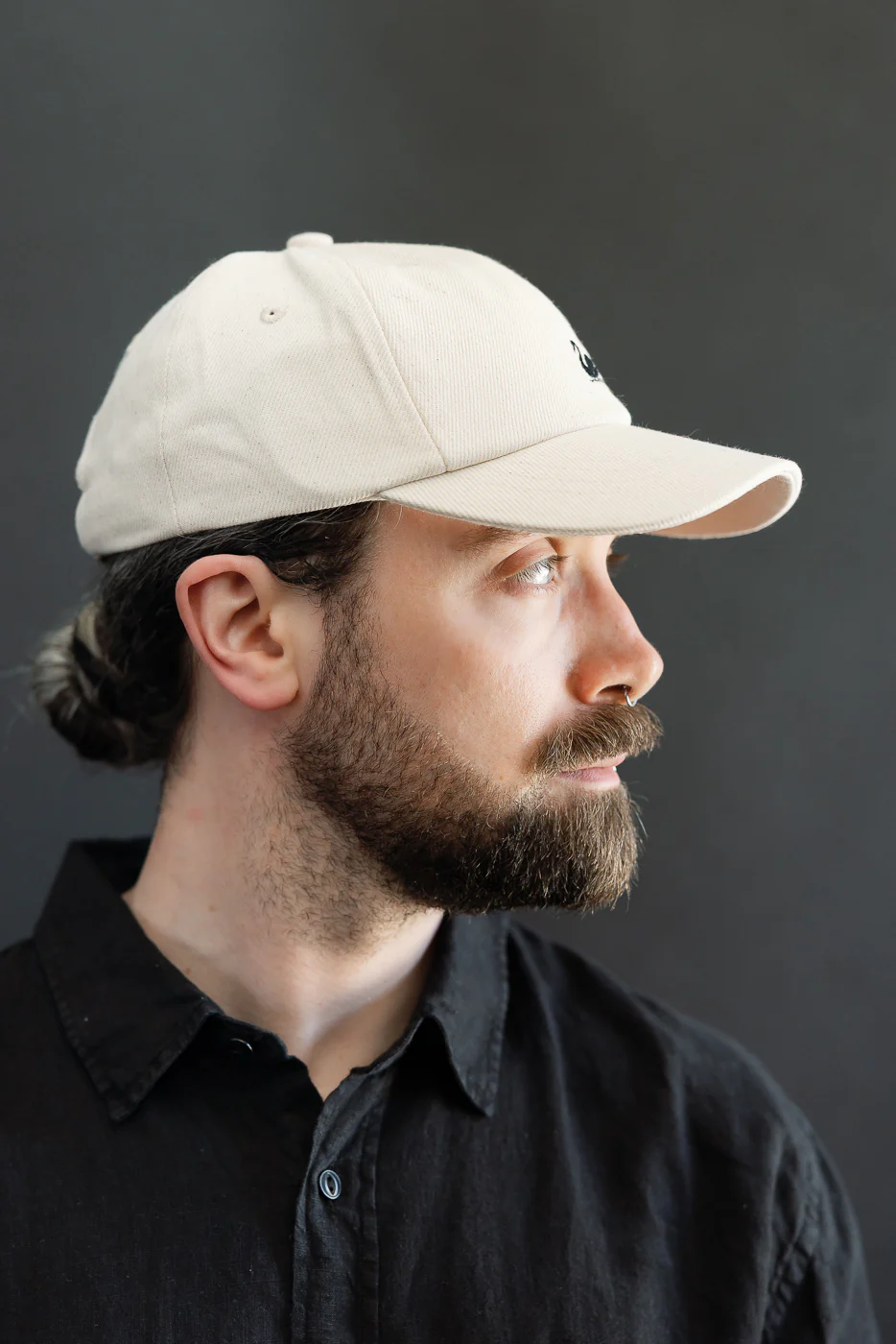 CAP01T.02 - Swan Logo Cotton Twill Cap - Nature - Image 8