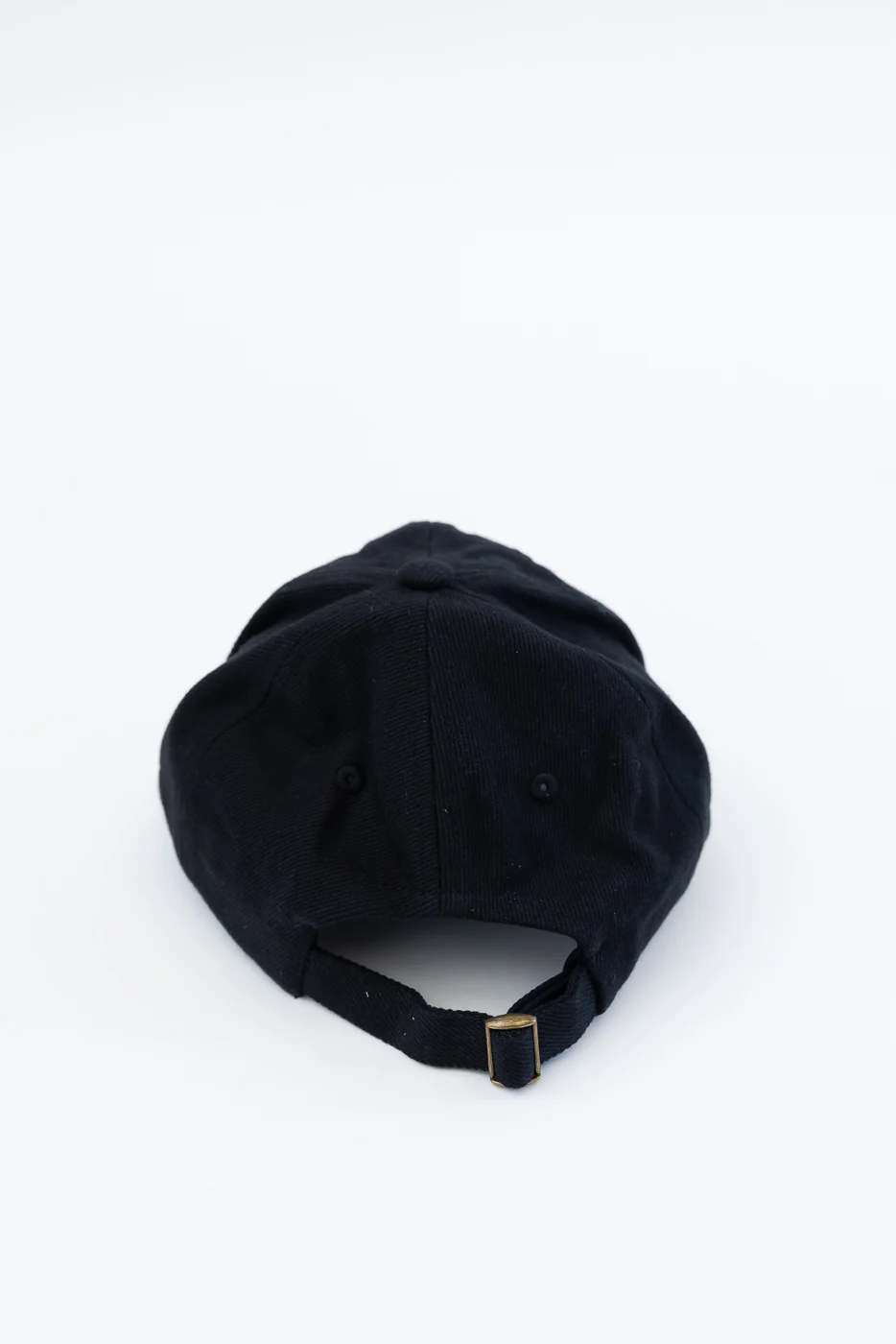 CAP01T.99 - Swan Logo Cotton Twill Cap - Deep Black - Image 3