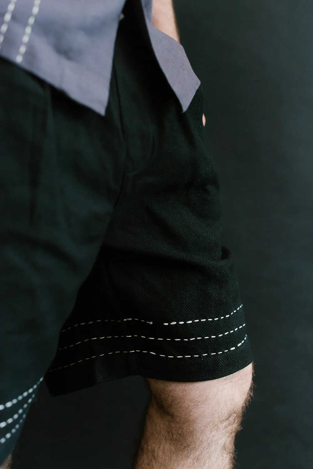 Club Short Hand Stitch - Black - Image 20
