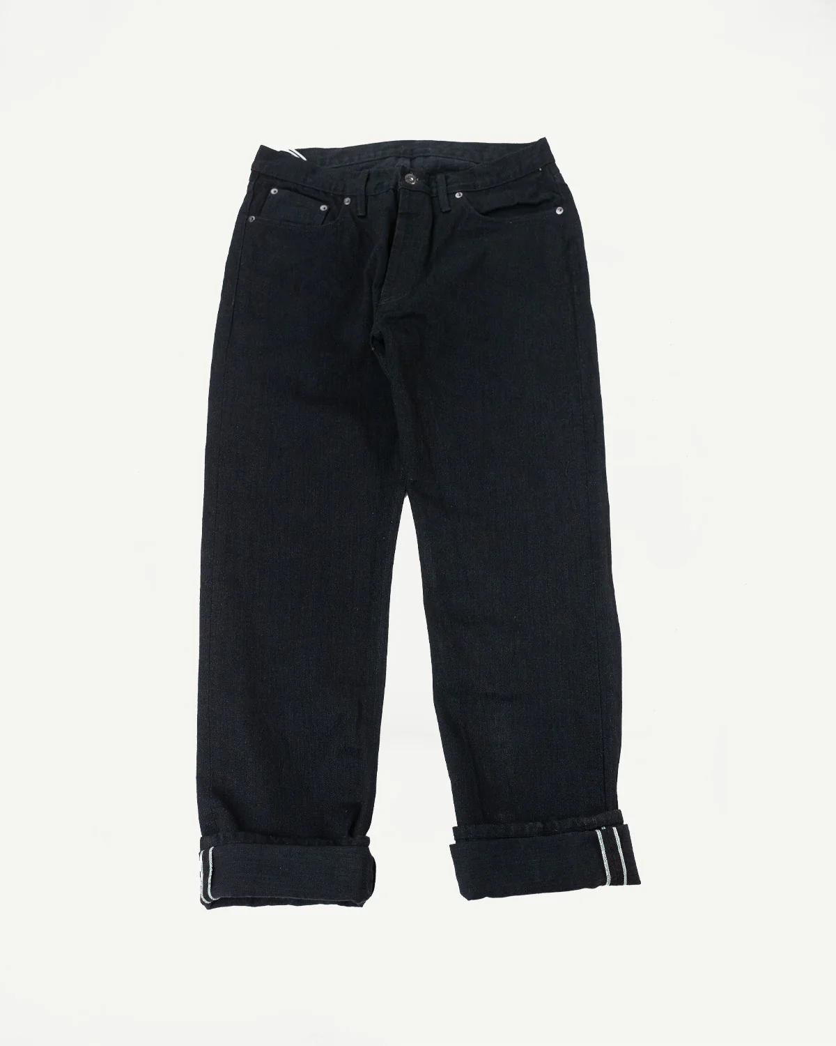 CS-220xk - 13.25oz Rinsed Black Kibata Selvedge - Classic Straight