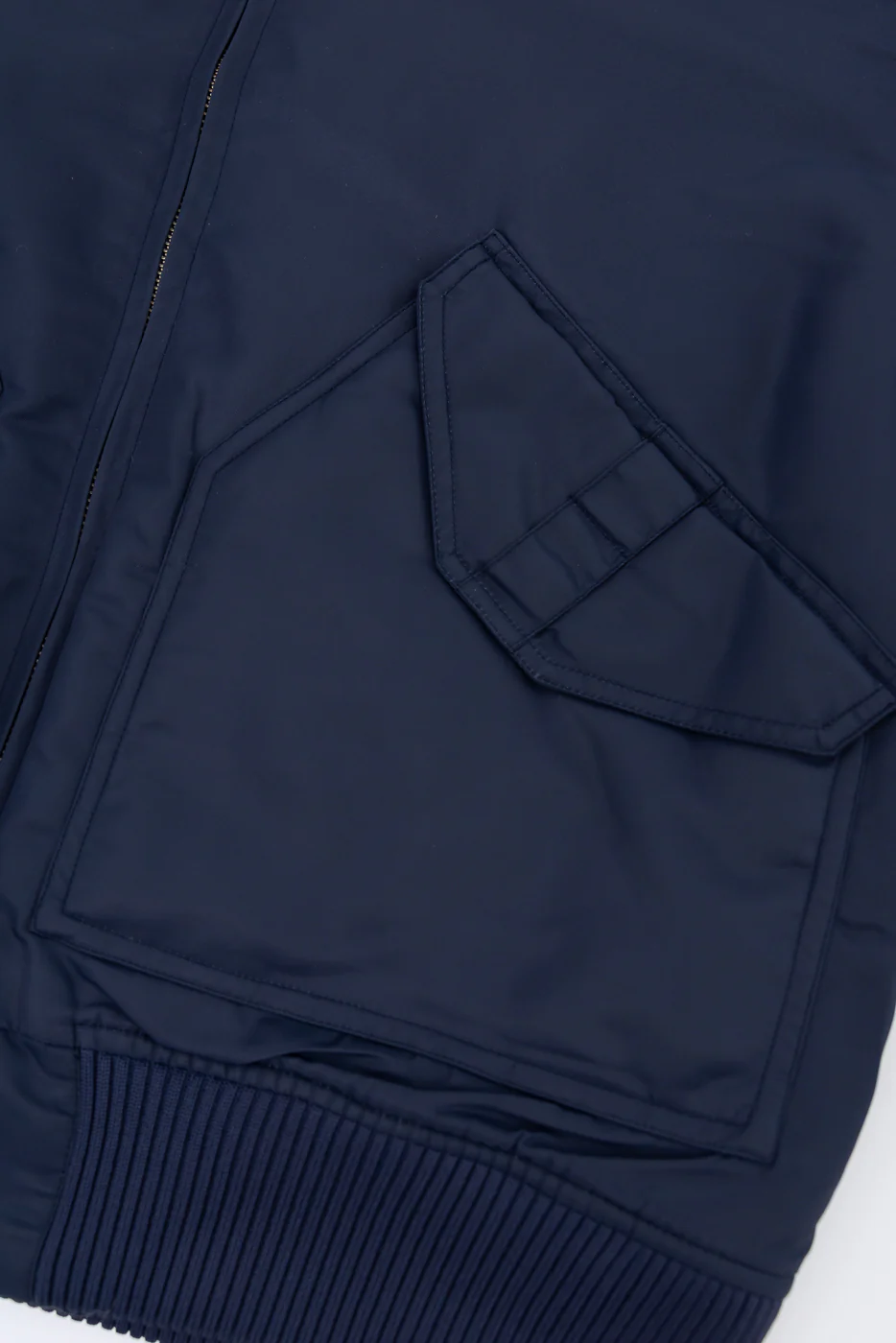 CWU Aviator Satin Flight Jacket - Blue - Image 4