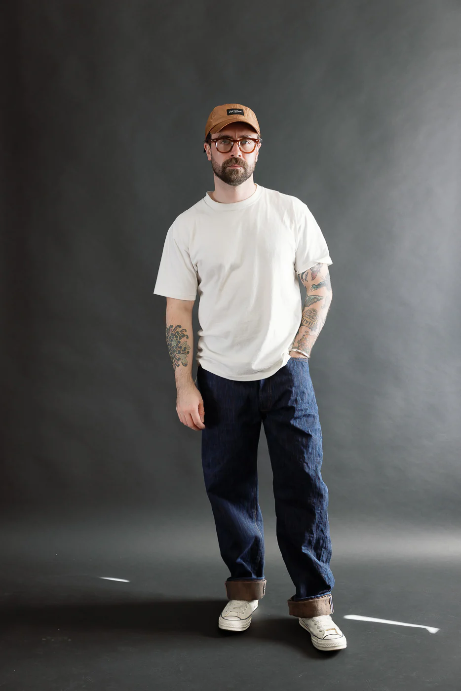 D1905S - 15oz "Awa Sho-ai Kakishibu" Natural Indigo x Kakishibu Selvedge Jeans - Regular Straight - Image 7