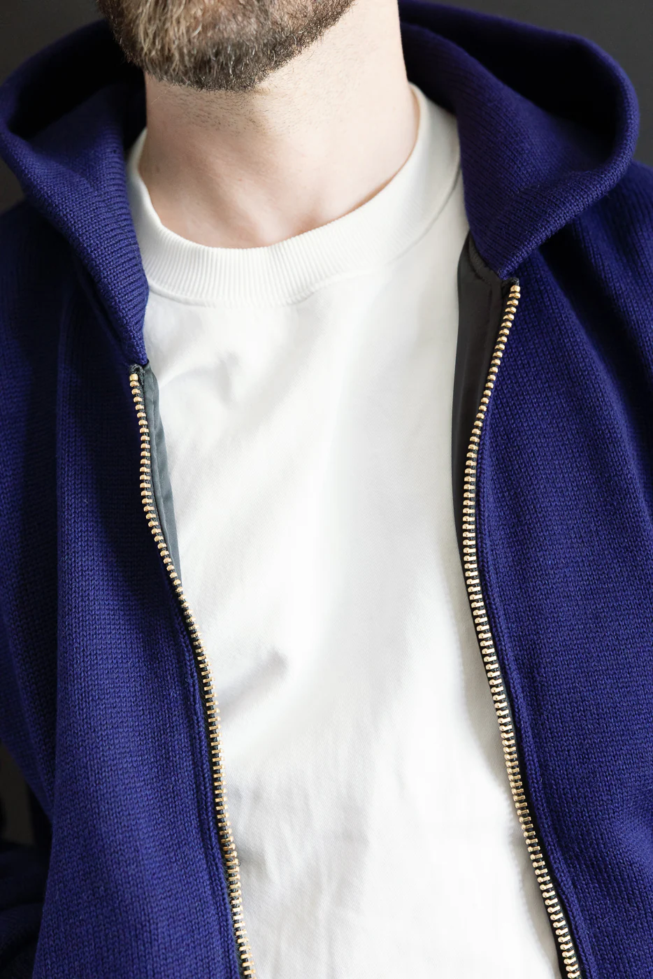 Dant Exclusive Full Zip Moto Hoodie - Blurple - Image 17