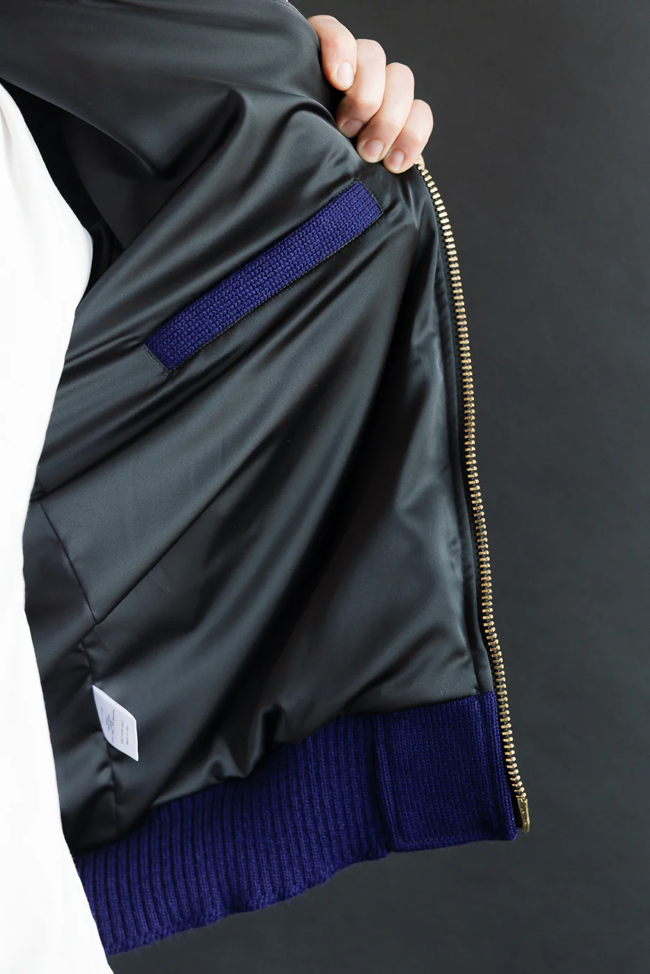 Dant Exclusive Full Zip Moto Hoodie - Blurple - Image 18