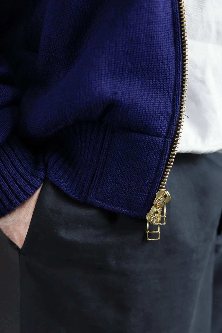 Dant Exclusive Full Zip Moto Hoodie - Blurple - Image 20