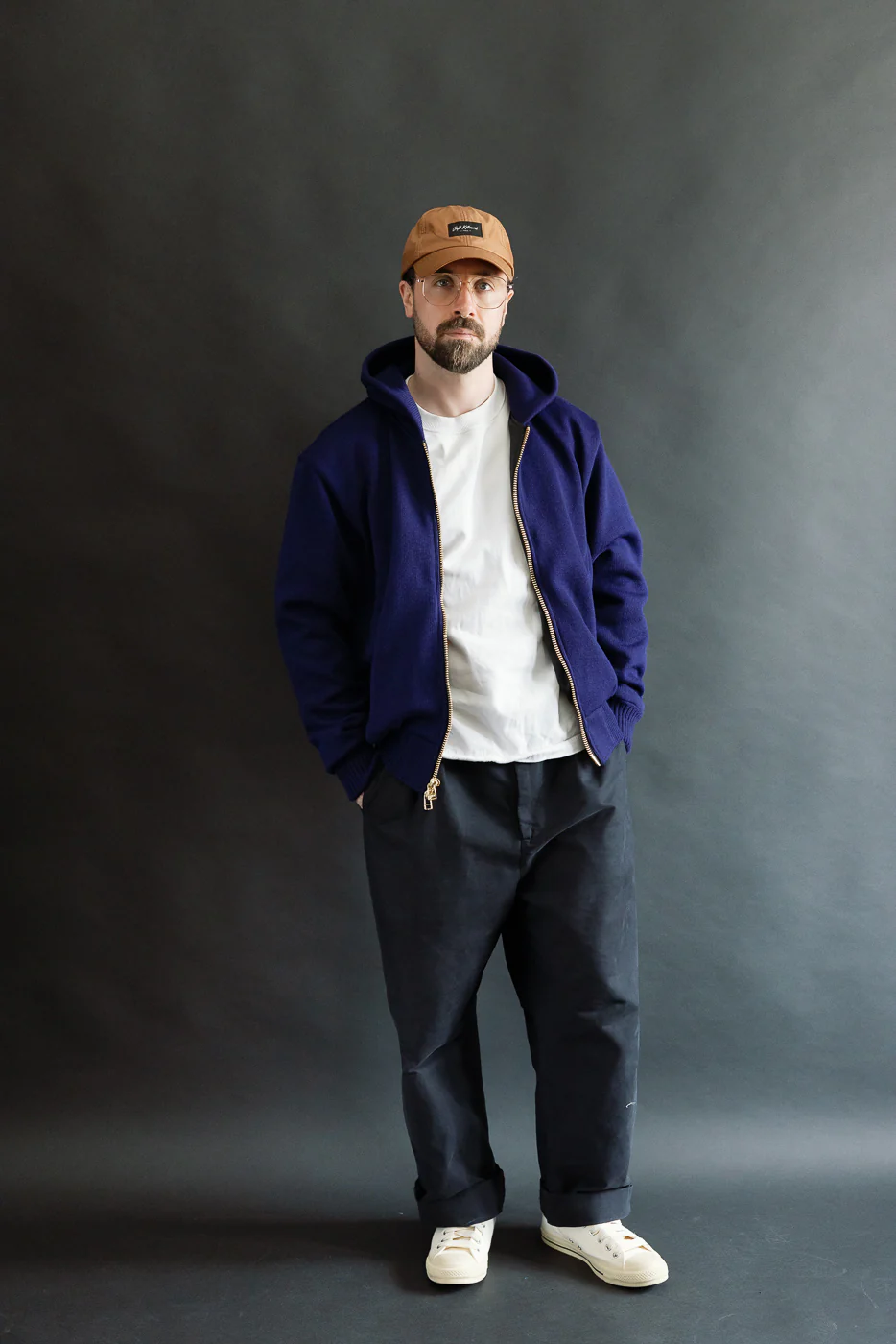 Dant Exclusive Full Zip Moto Hoodie - Blurple - Image 6