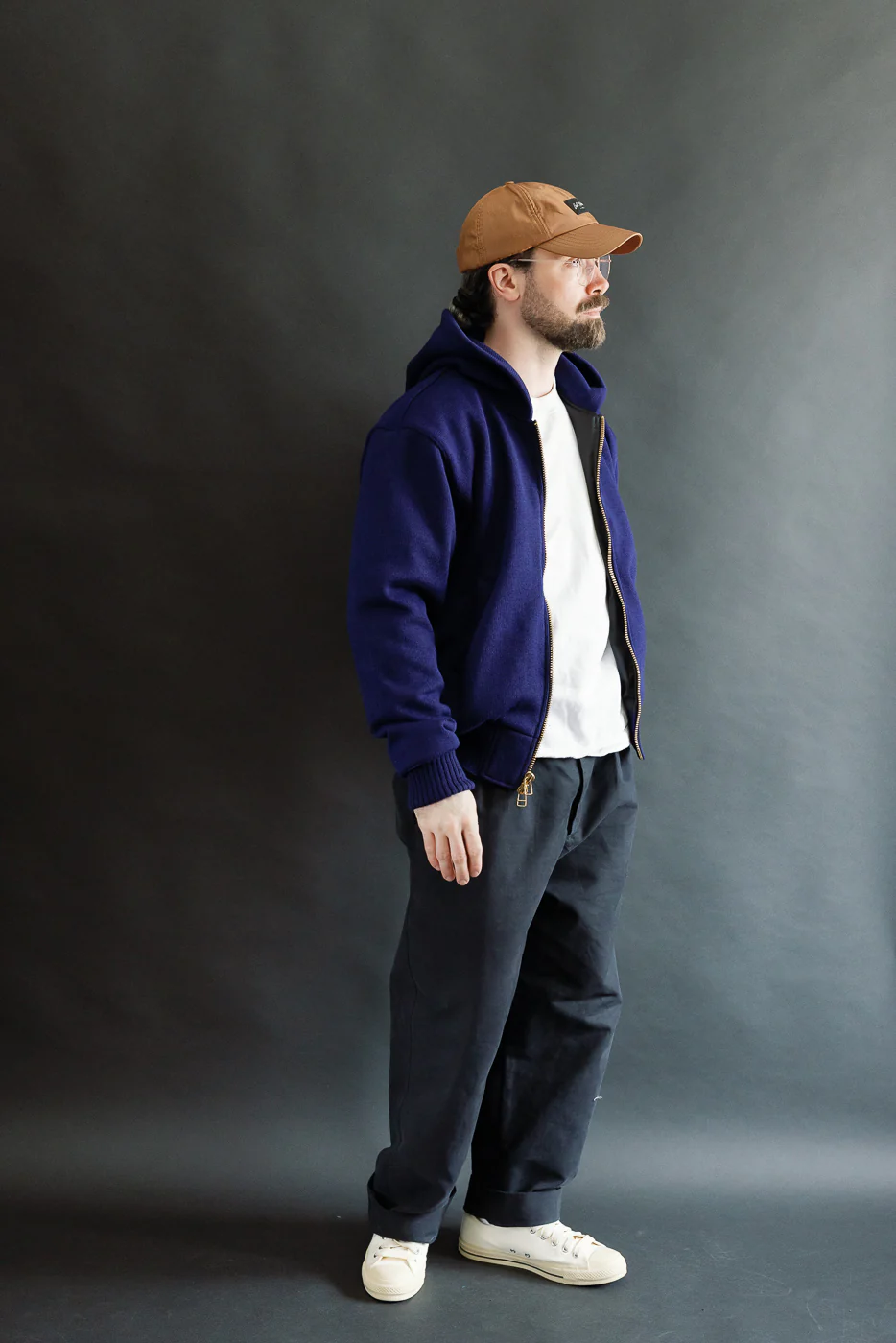 Dant Exclusive Full Zip Moto Hoodie - Blurple - Image 7