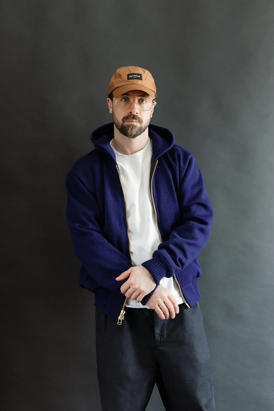 Dant Exclusive Full Zip Moto Hoodie - Blurple - Image 9
