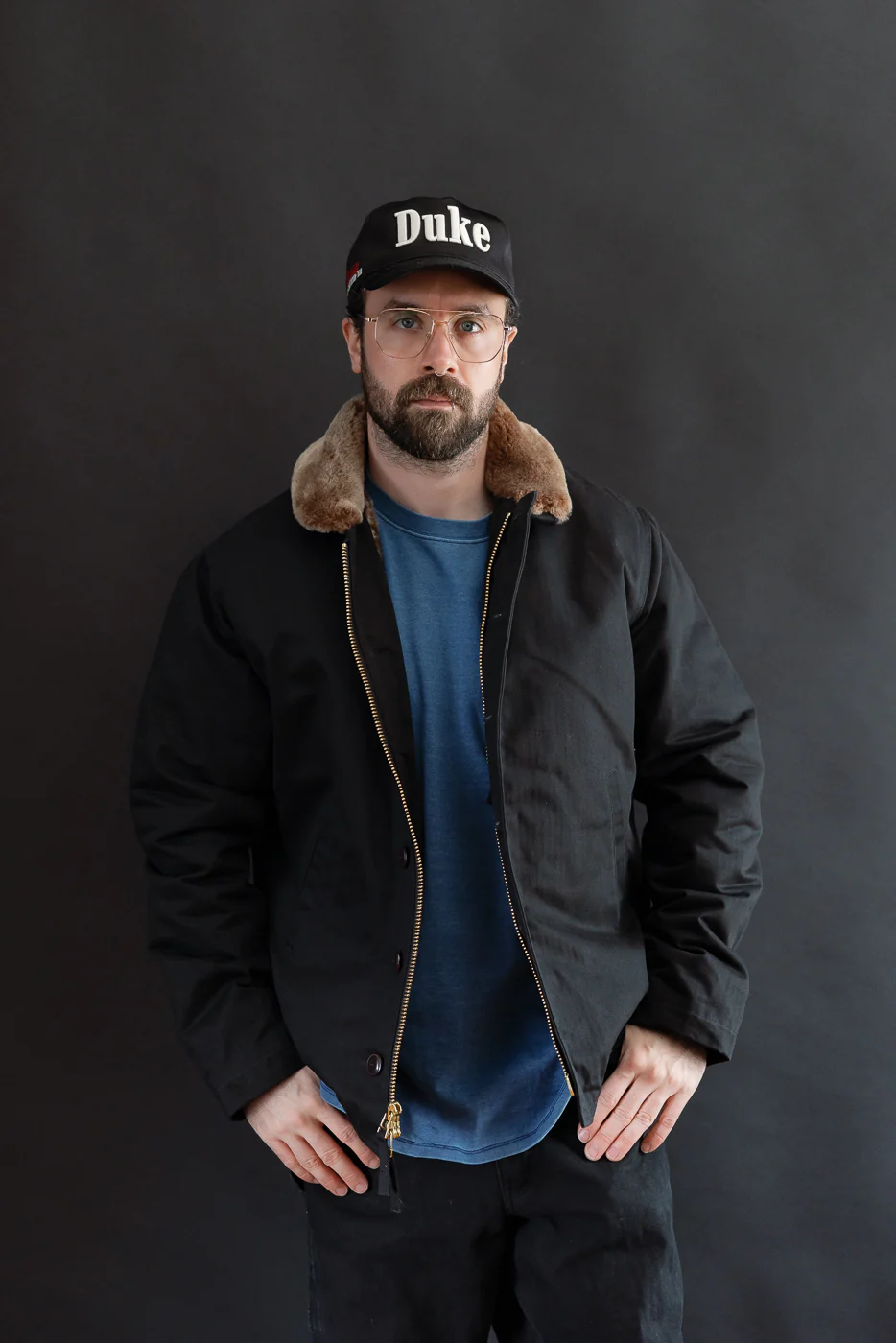 Dant Exclusive N-1 Dry Wax Deck Jacket - Black HB, Kodiak - Image 10