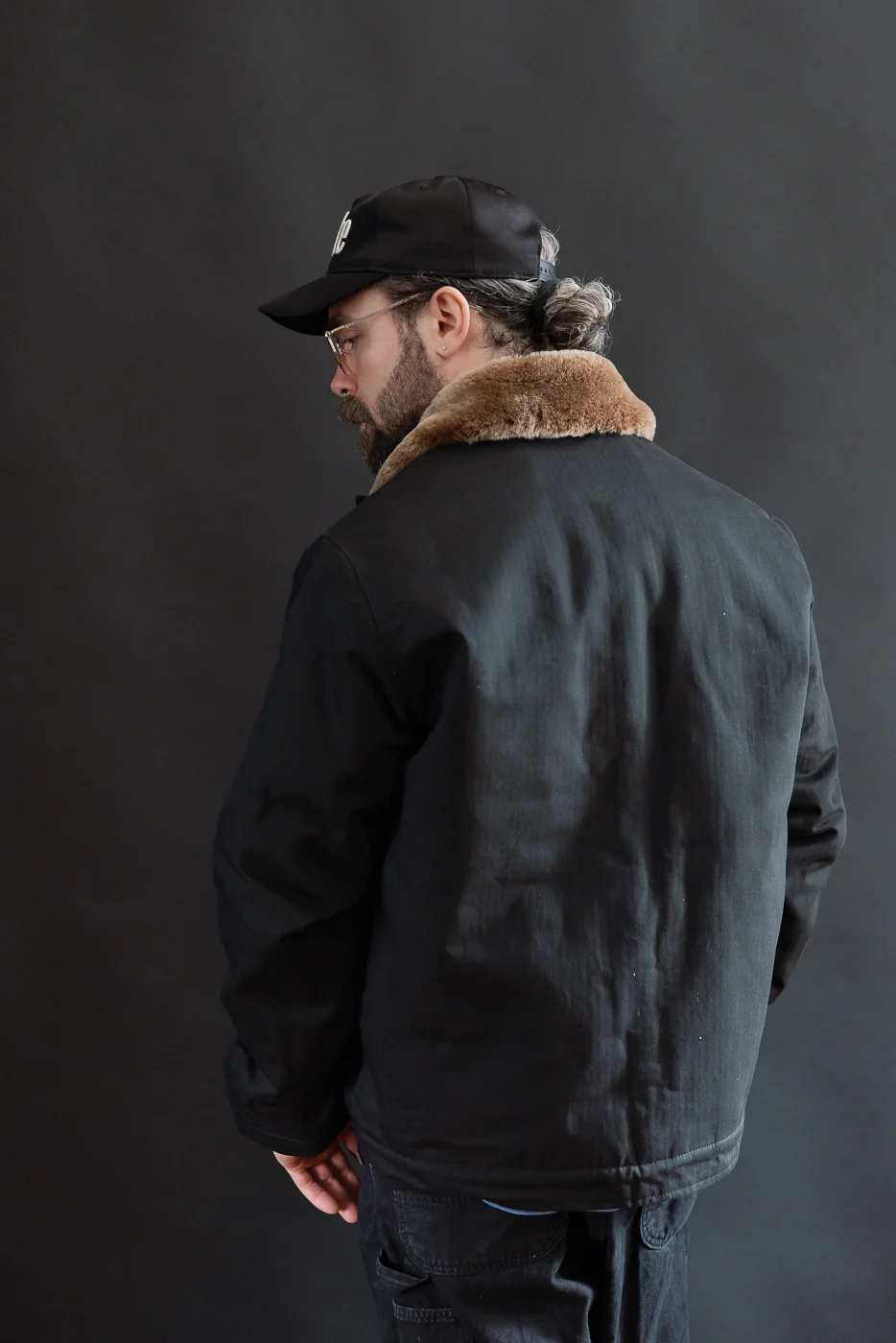Dant Exclusive N-1 Dry Wax Deck Jacket - Black HB, Kodiak - Image 12