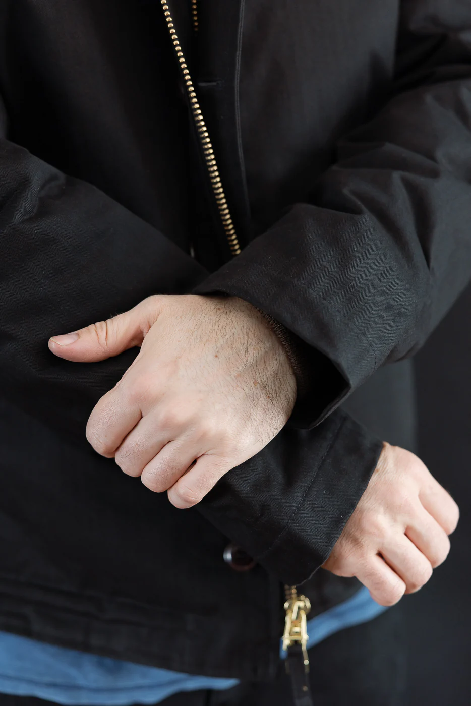 Dant Exclusive N-1 Dry Wax Deck Jacket - Black HB, Kodiak - Image 17
