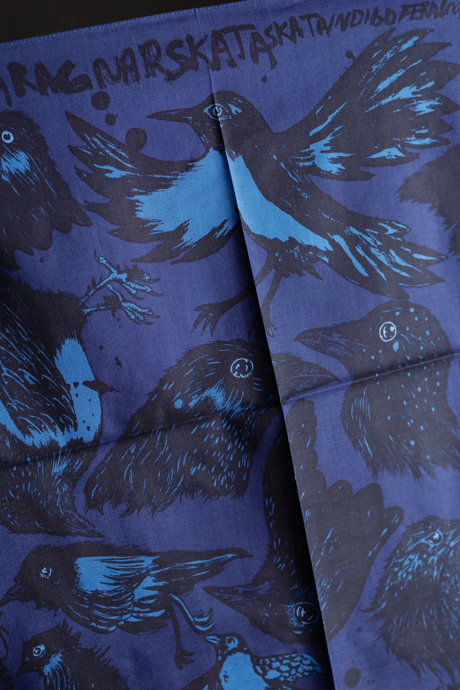 Devil's Bird Bandana Ragnar Persson Collab - Blue, Black - Image 5