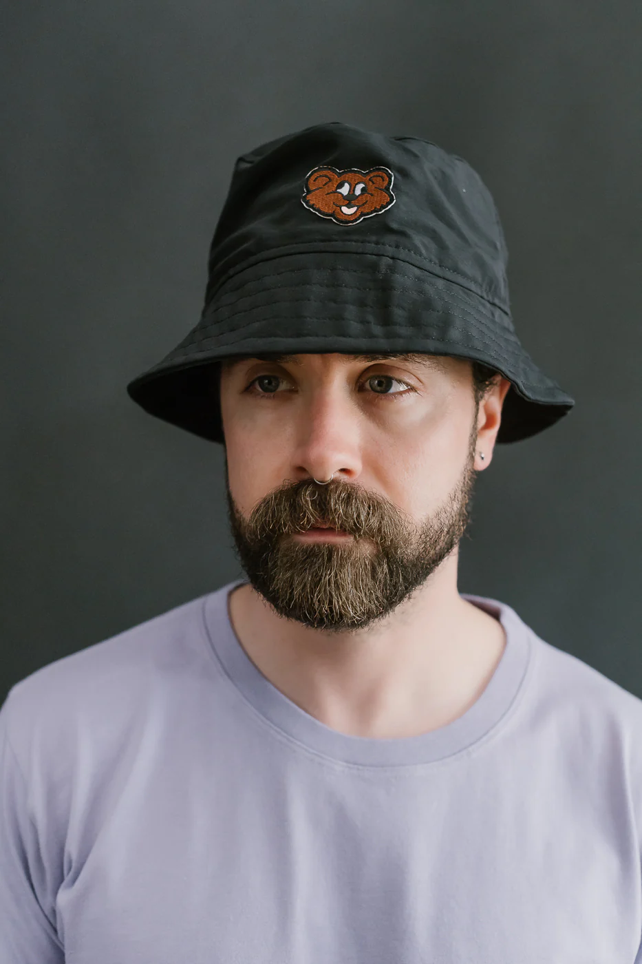 Dream On Dreamer Hat Nylon Shaggy Bear - Black - Image 3