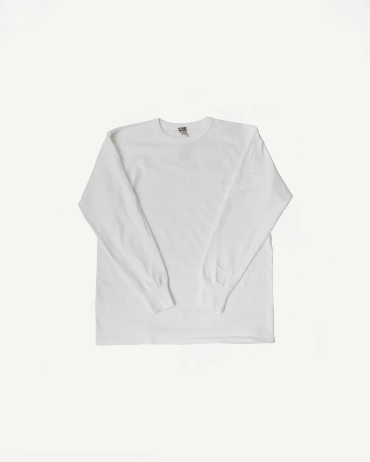 "Fallen Cotton" Midweight Tee Long Sleeve - Off White