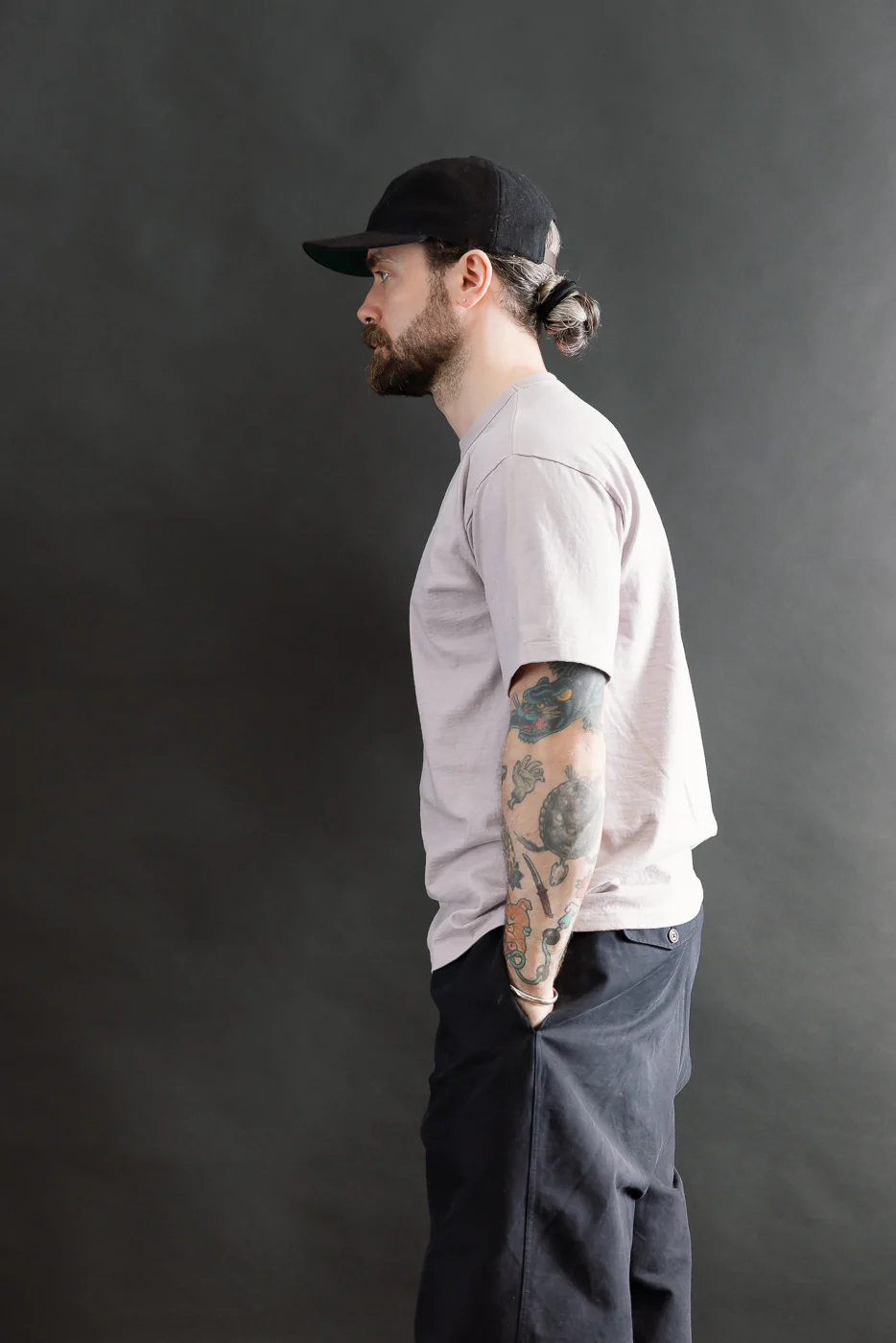 "Fallen Cotton" Midweight Tee Short Sleeve - Lavender - Image 12