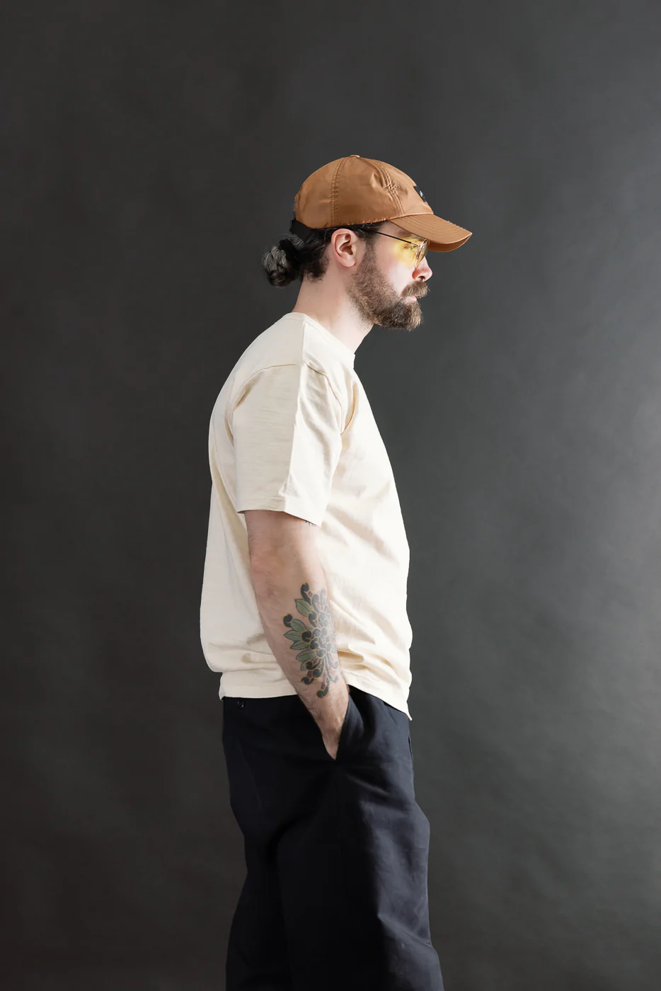 "Fallen Cotton" Midweight Tee Short Sleeve - PD Cream - Image 12
