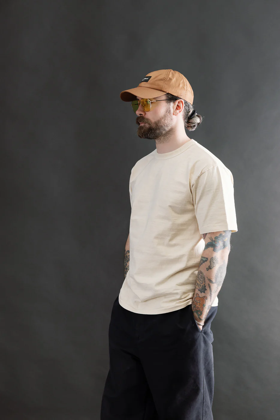"Fallen Cotton" Midweight Tee Short Sleeve - PD Cream - Image 9