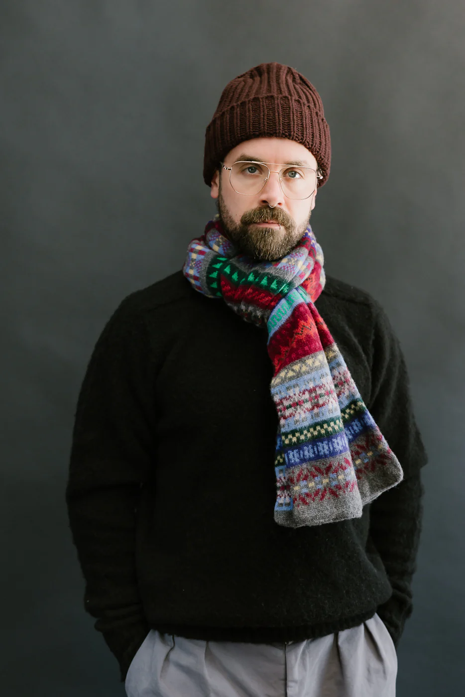 Future is Mixed Up Scarf - Nightfall - Image 4