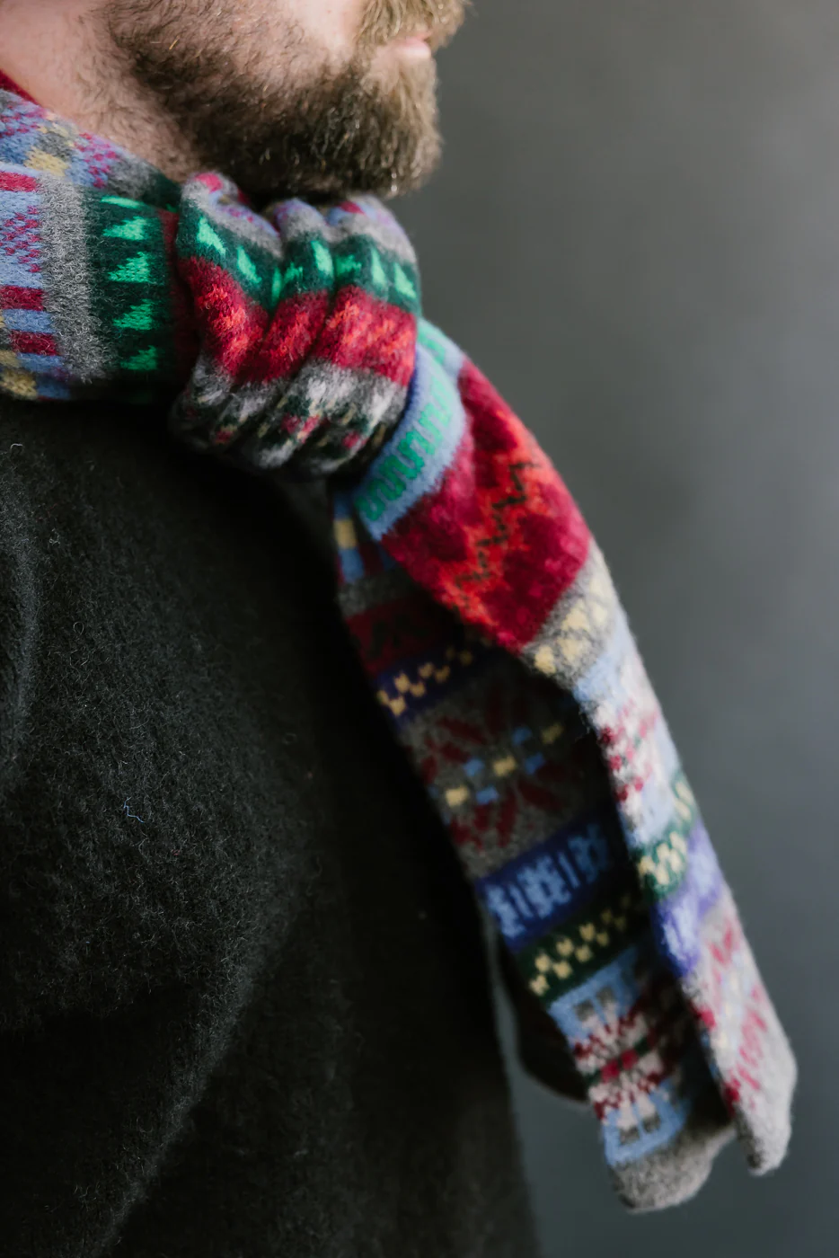 Future is Mixed Up Scarf - Nightfall - Image 8