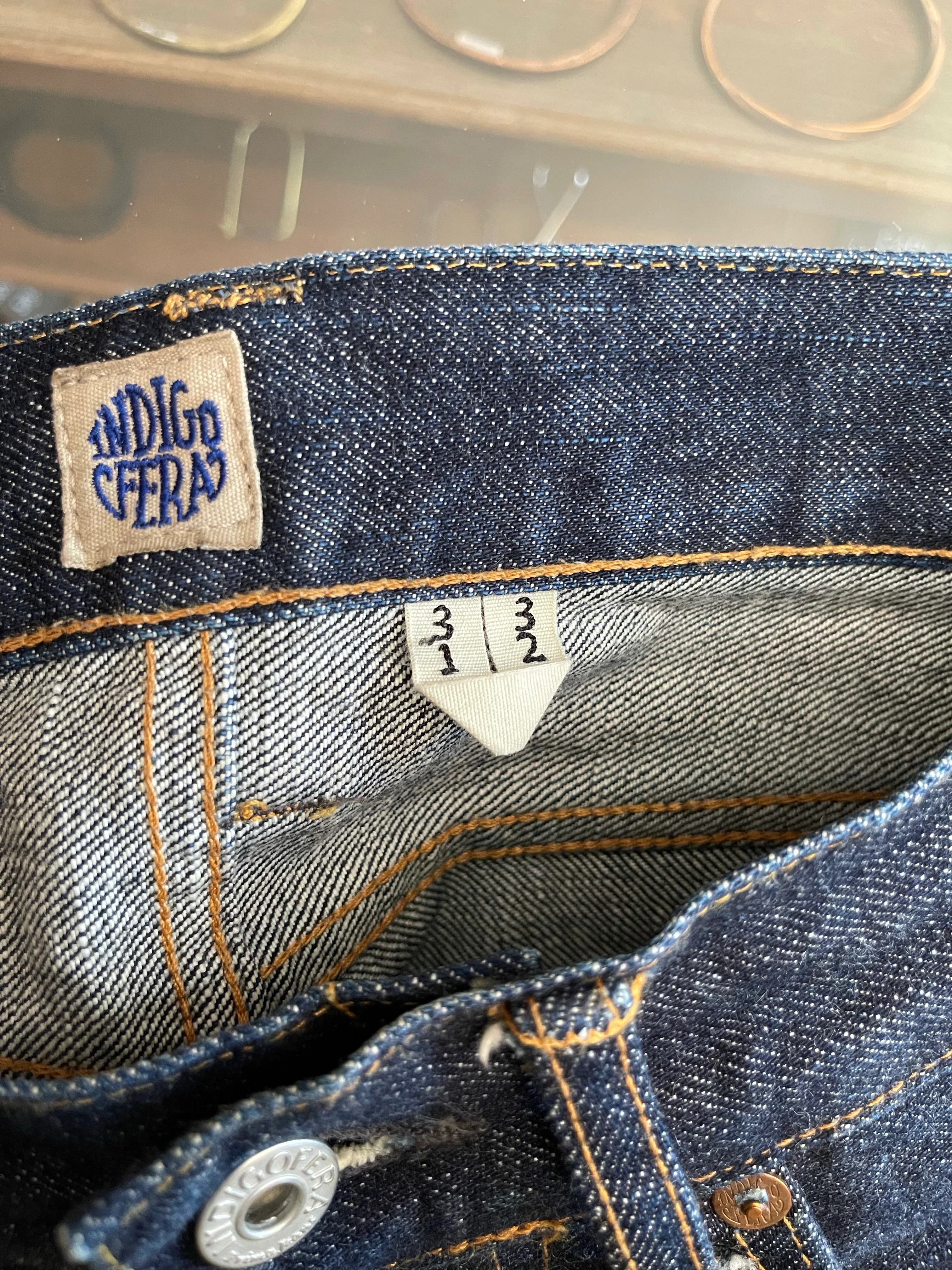 Gently Used Indigofera Buck Jeans in 18oz Selvedge - Indigo - Image 4