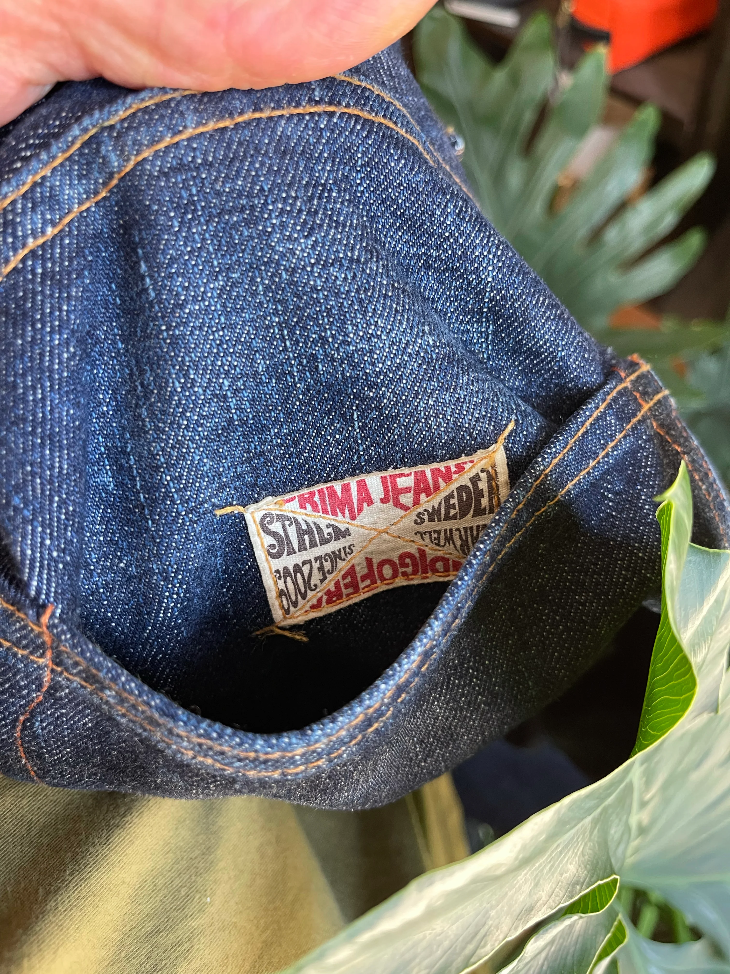 Gently Used Indigofera Buck Jeans in 18oz Selvedge - Indigo - Image 5