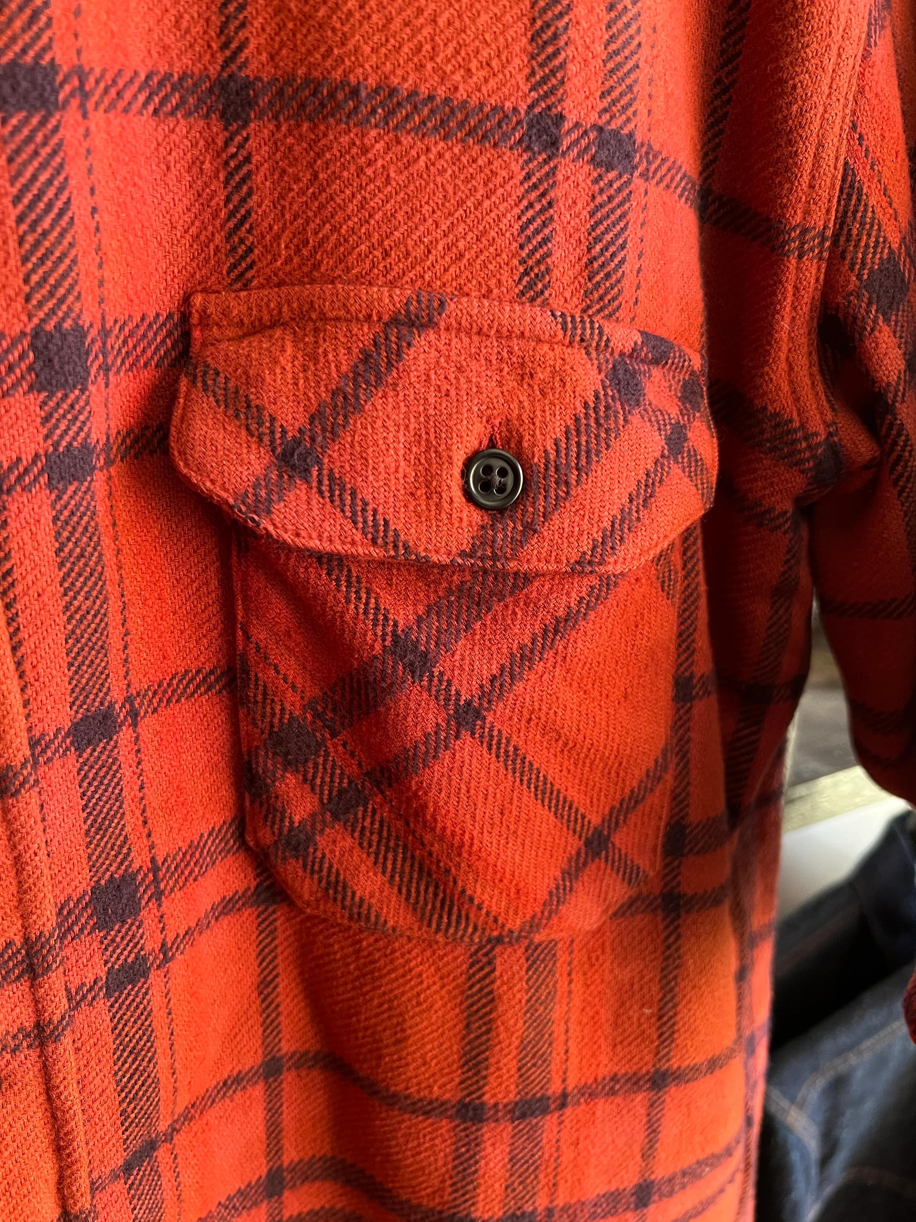 Gently Used Indigofera Delray Flannel - Red Overdye - Medium - Image 5