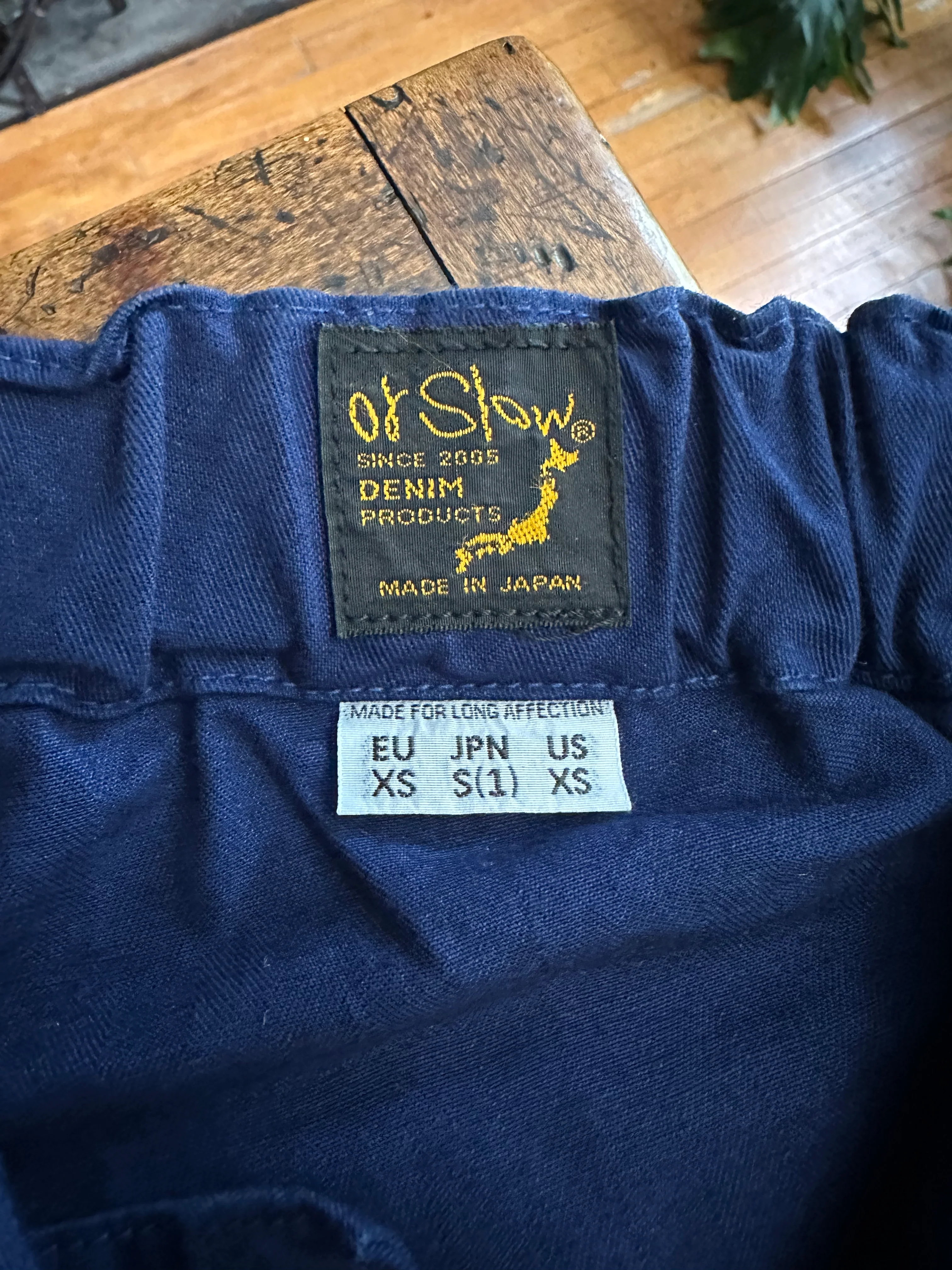 Gently Used orSlow French Work Pant - French Blue - 1 - Image 3