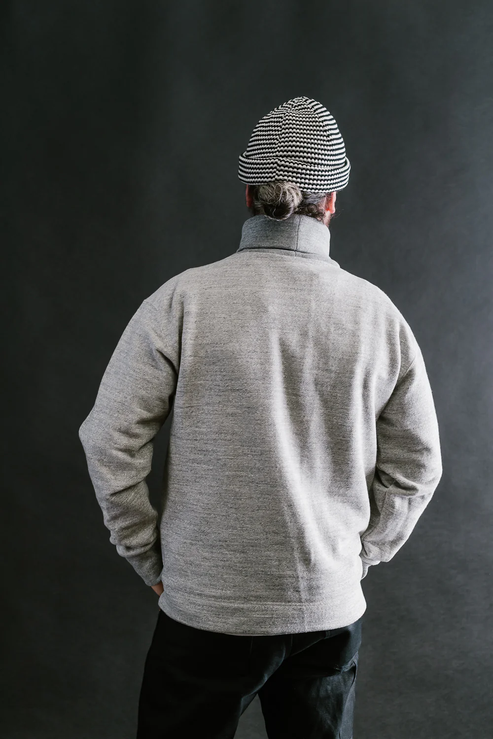 GG Sweat Highneck - 30 Heather Gray - Image 10