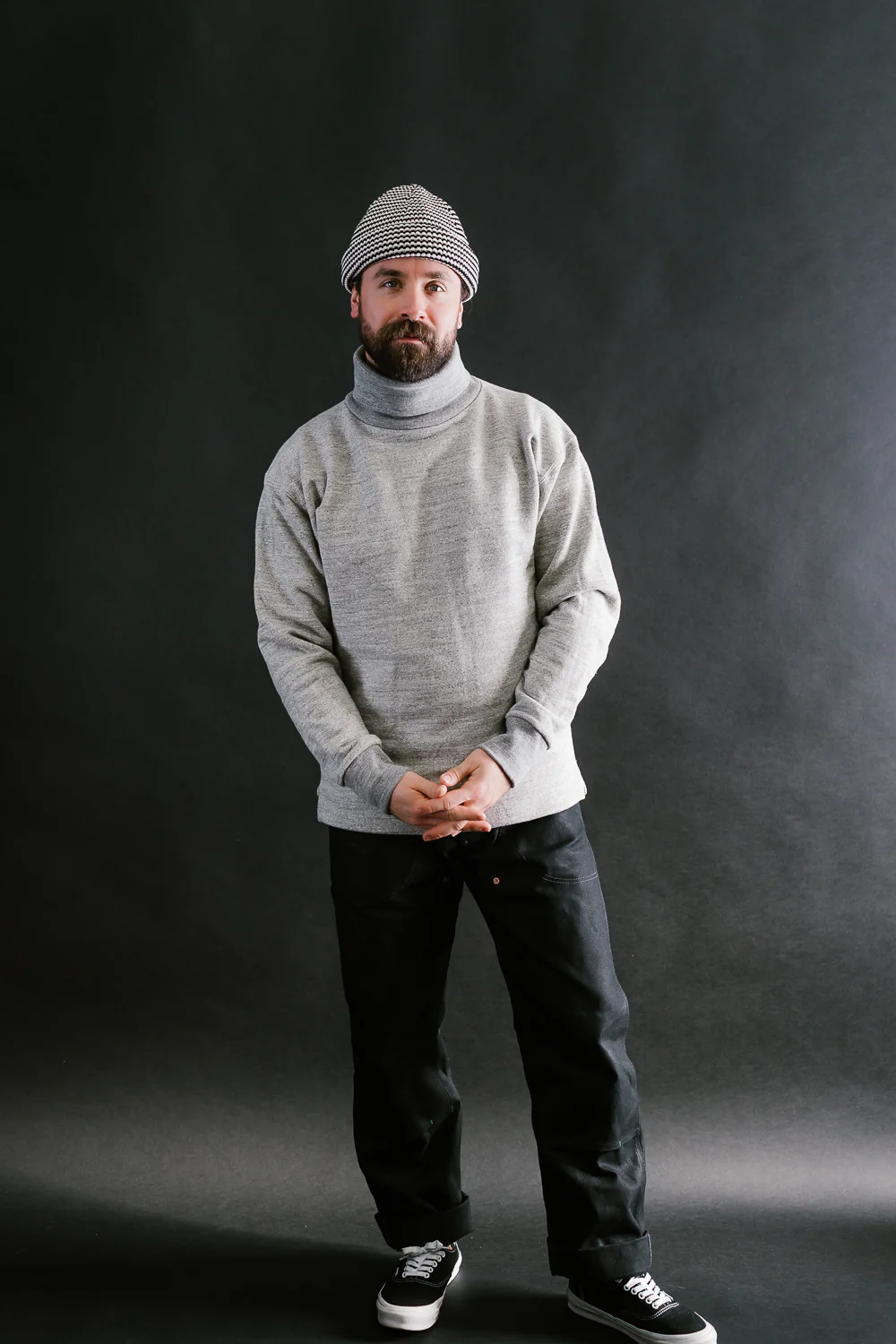 GG Sweat Highneck - 30 Heather Gray - Image 5