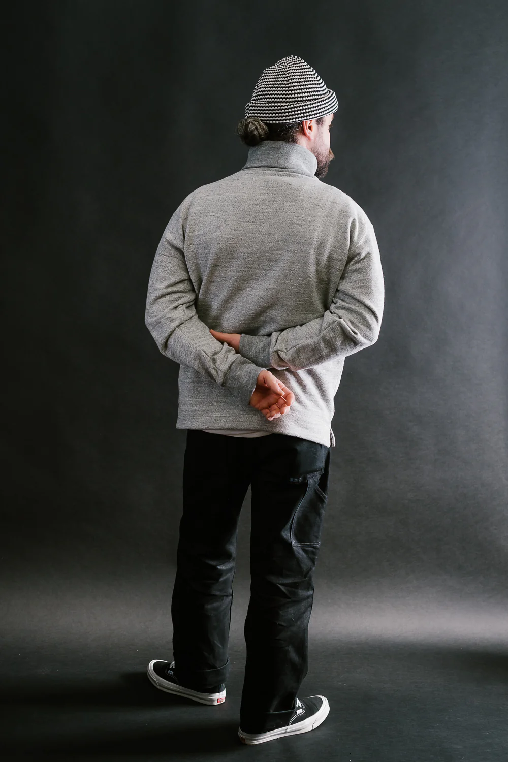 GG Sweat Highneck - 30 Heather Gray - Image 7