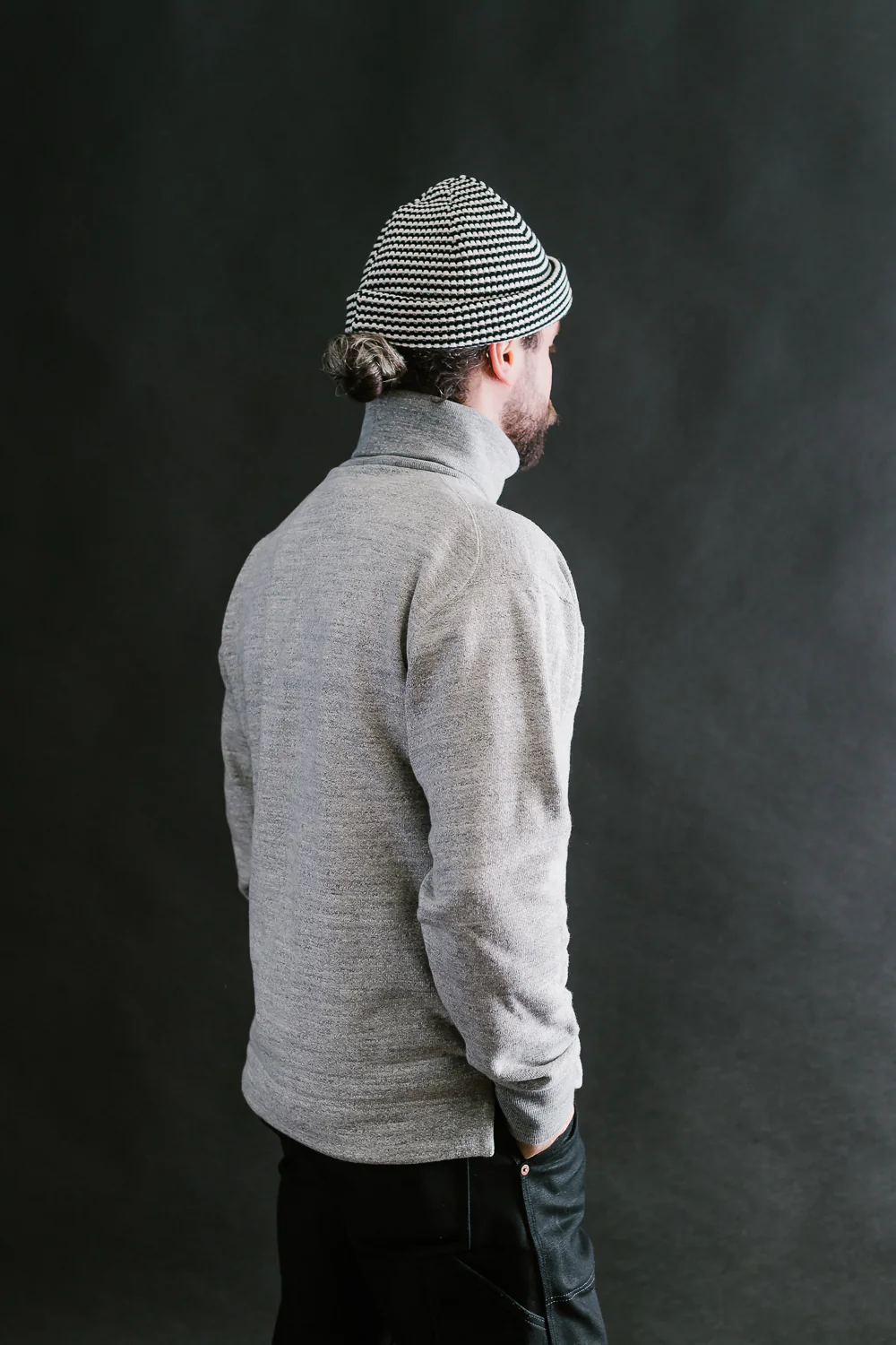 GG Sweat Highneck - 30 Heather Gray - Image 9