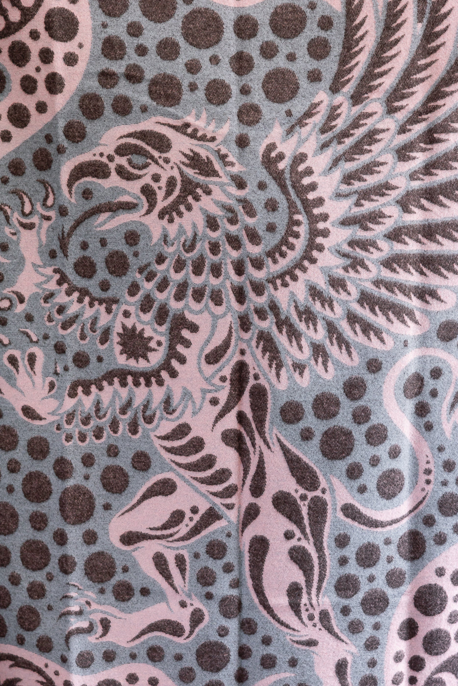 Gryphon Wings Blanket - Black, Blush - Image 10