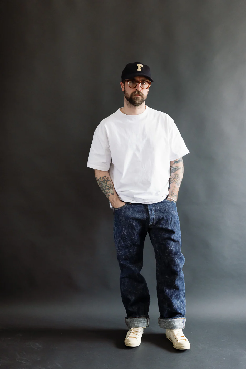 15oz Skein Dyed Slubby Green Indigo Selvedge Jeans - Slim Straight Fit - Image 7
