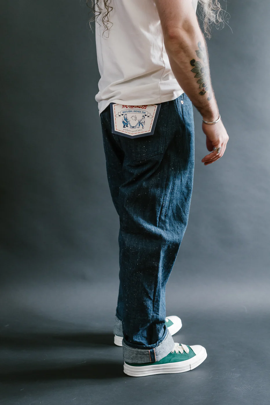 13oz Aizome Naturally Dyed Nep Selvedge Jeans - Heritage Straight - Image 12