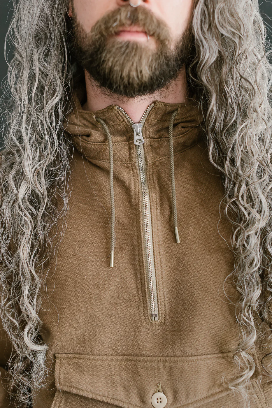 Heavy Duty Salvage Hoodie - Khaki - Image 18