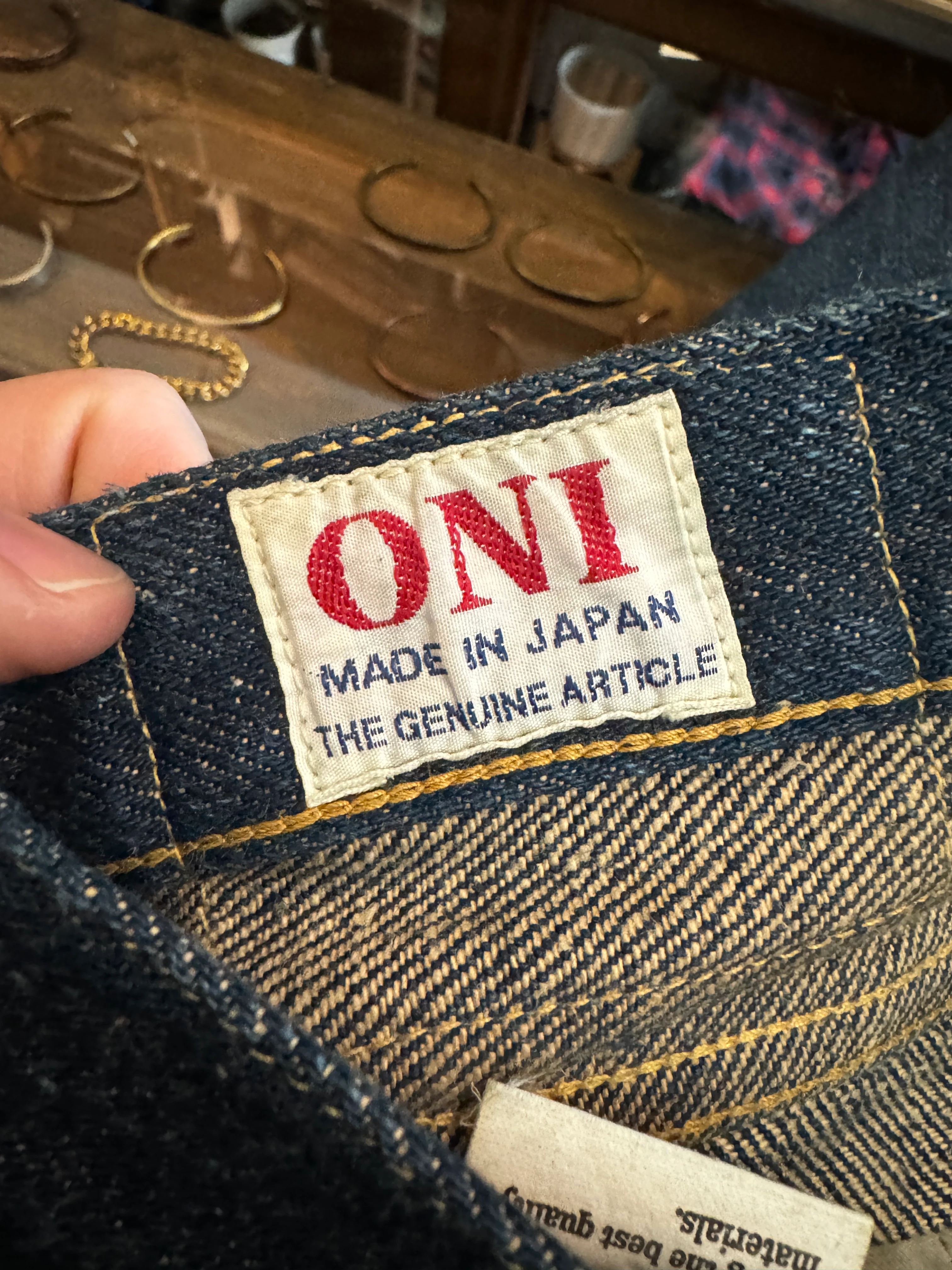 Heavily Used - ONI-502ZR - Raw Hemmed Secret Denim - Slim Tapered - 31 - Image 6