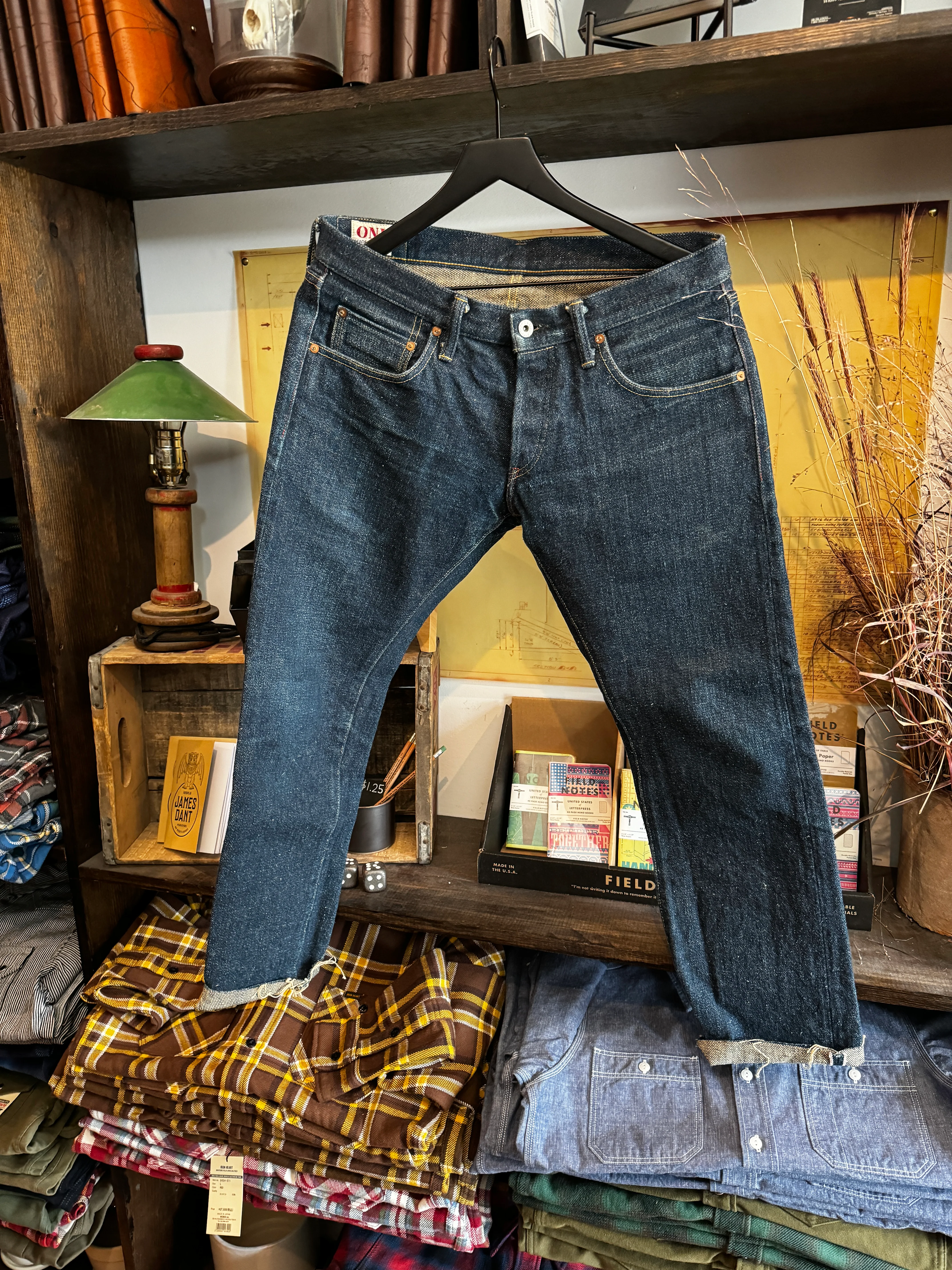 Heavily Used - ONI-502ZR - Raw Hemmed Secret Denim - Slim Tapered - 31 - Image 8