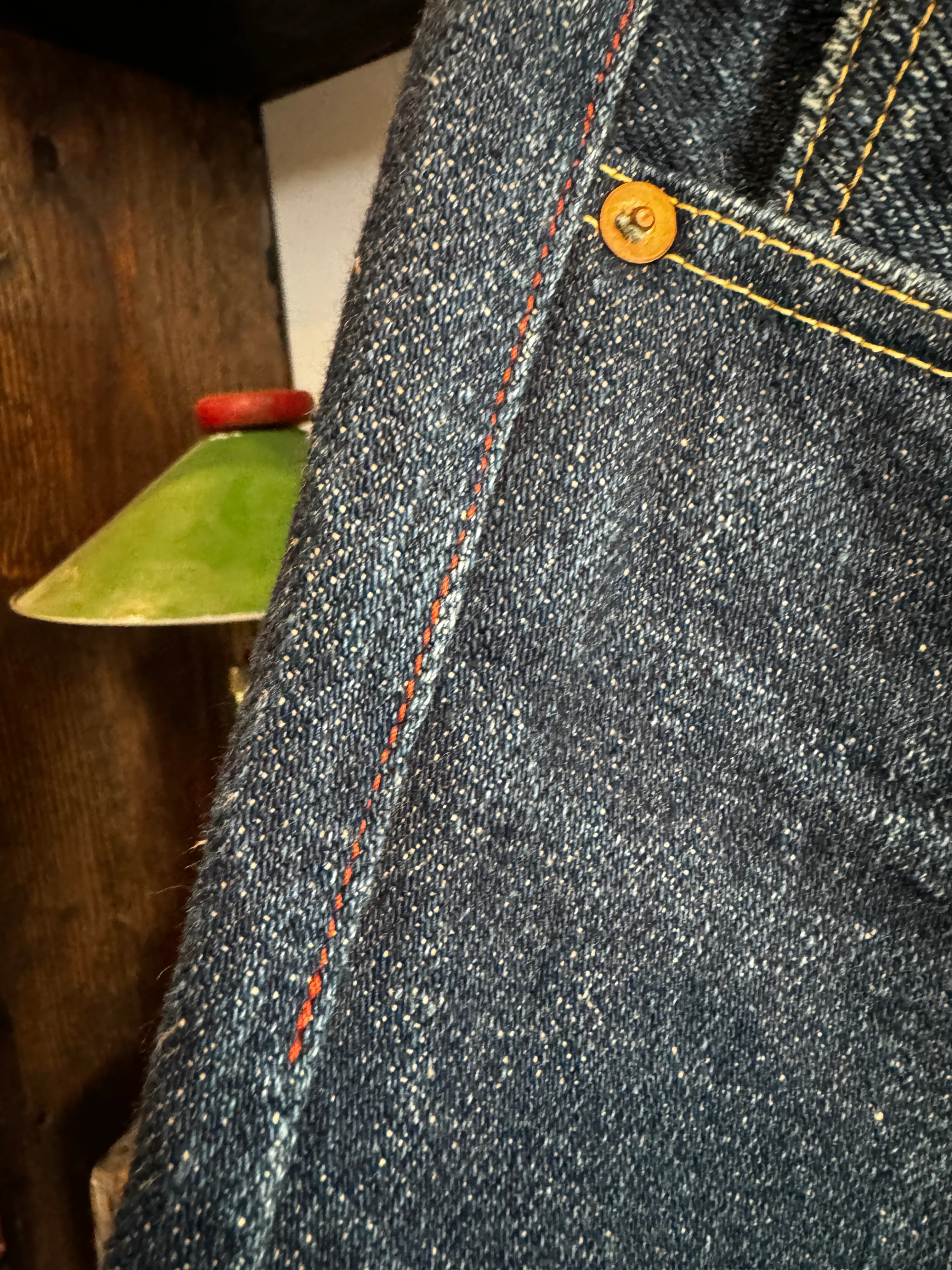 Heavily Used - ONI-502ZR - Raw Hemmed Secret Denim - Slim Tapered - 31 - Image 9