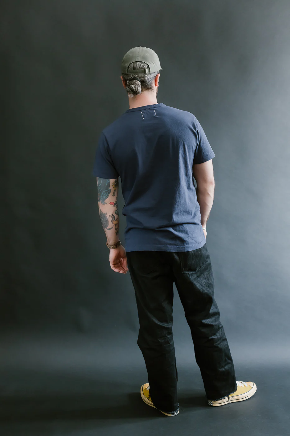 Heavy Duty T-Shirt - Navy - Image 7
