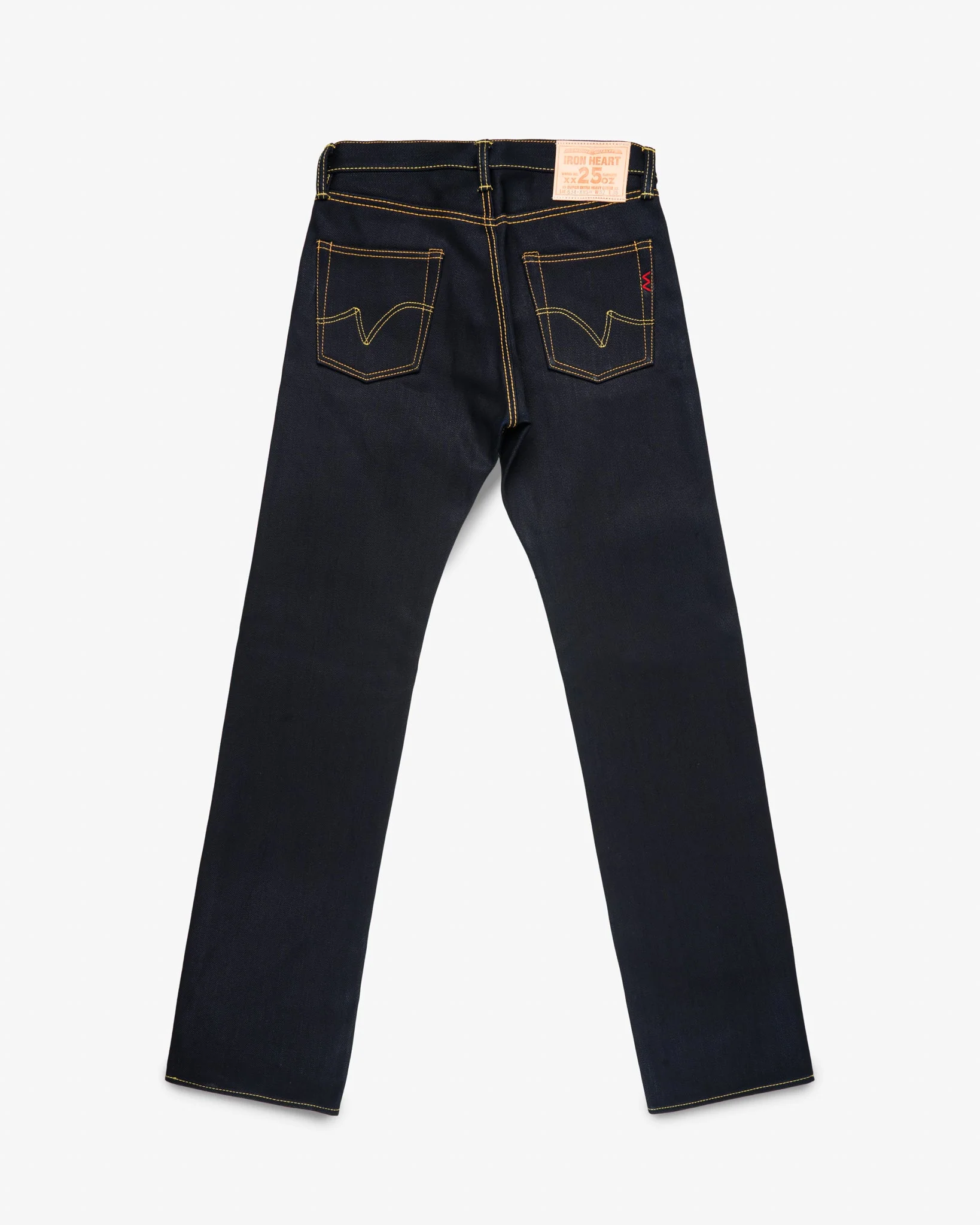 IH-634-XHSib - 25oz Selvedge Denim Straight Cut Jeans - Indigo/Black - Image 12