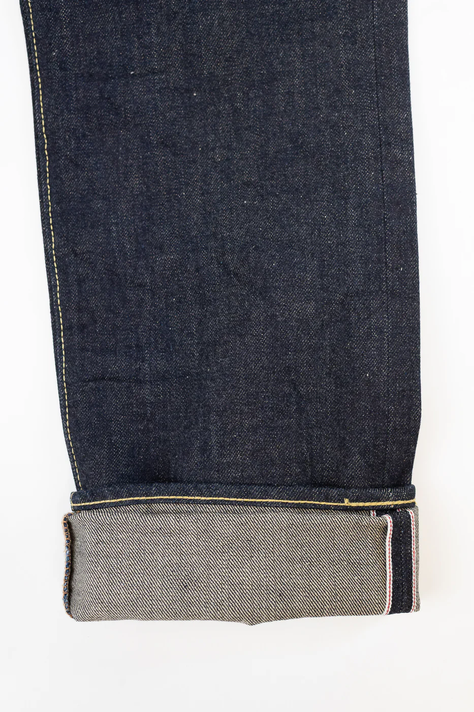IH-634N - 17oz Selvedge Denim Straight Cut Jeans - Natural Indigo - Image 5