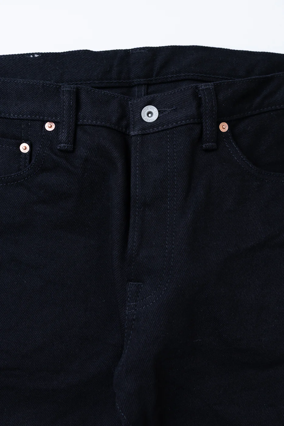 IH-666S-SBG - 21oz Selvedge Denim Slim Straight - Superblack (Fades to Grey) - Image 3