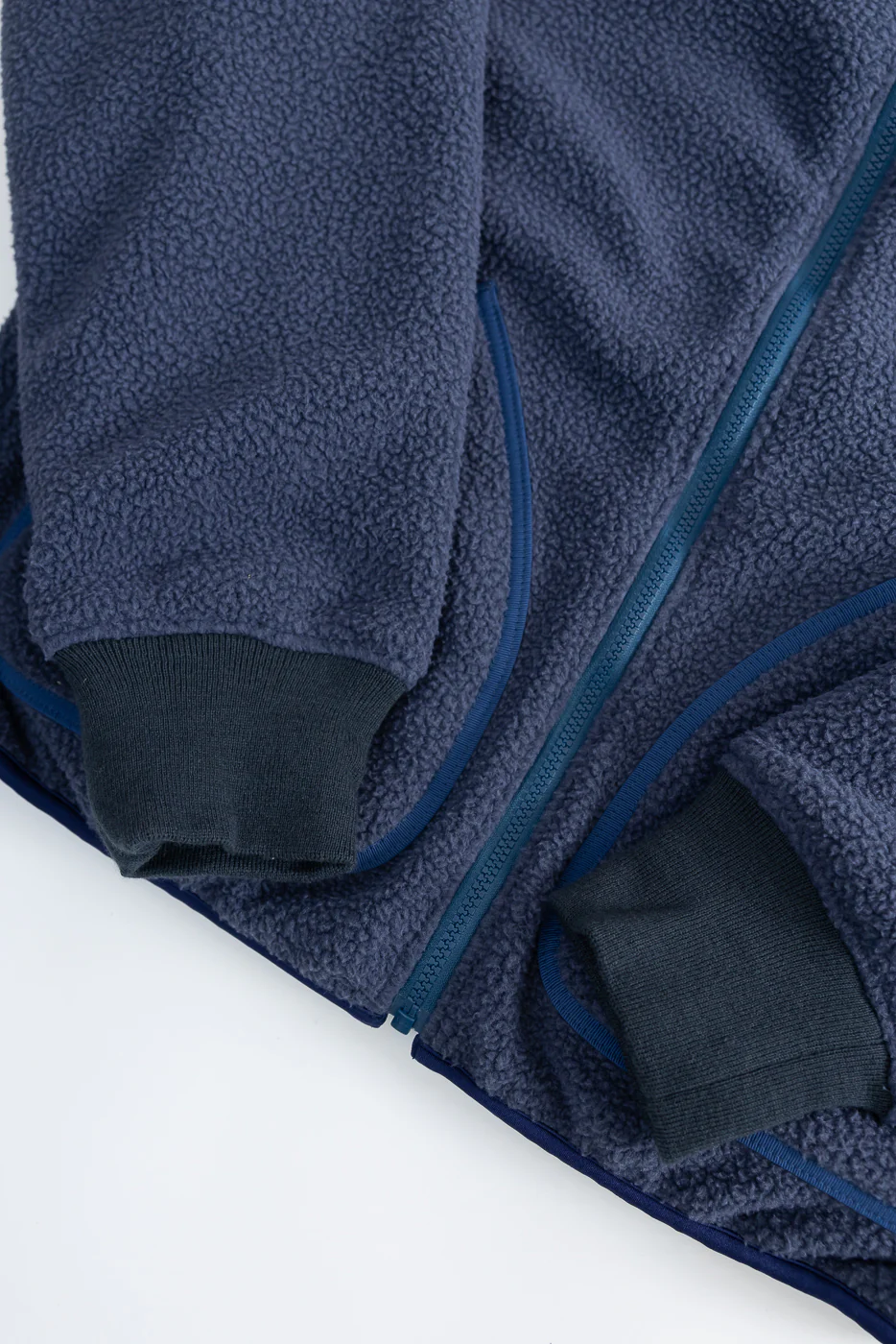 IHJ-157-NAV - Reversible Fleece Jacket - Navy Blue - Image 3