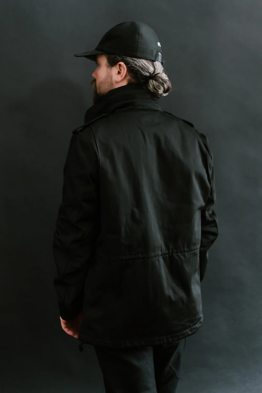 IHM-27-BLK - Sateen M65 Field Jacket - Black - Image 18