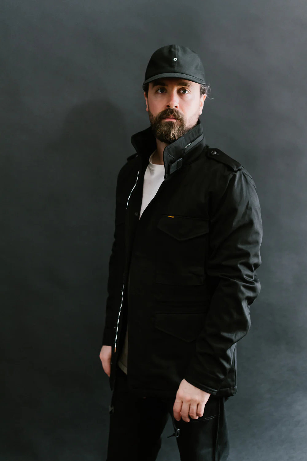 IHM-27-BLK - Sateen M65 Field Jacket - Black - Image 20