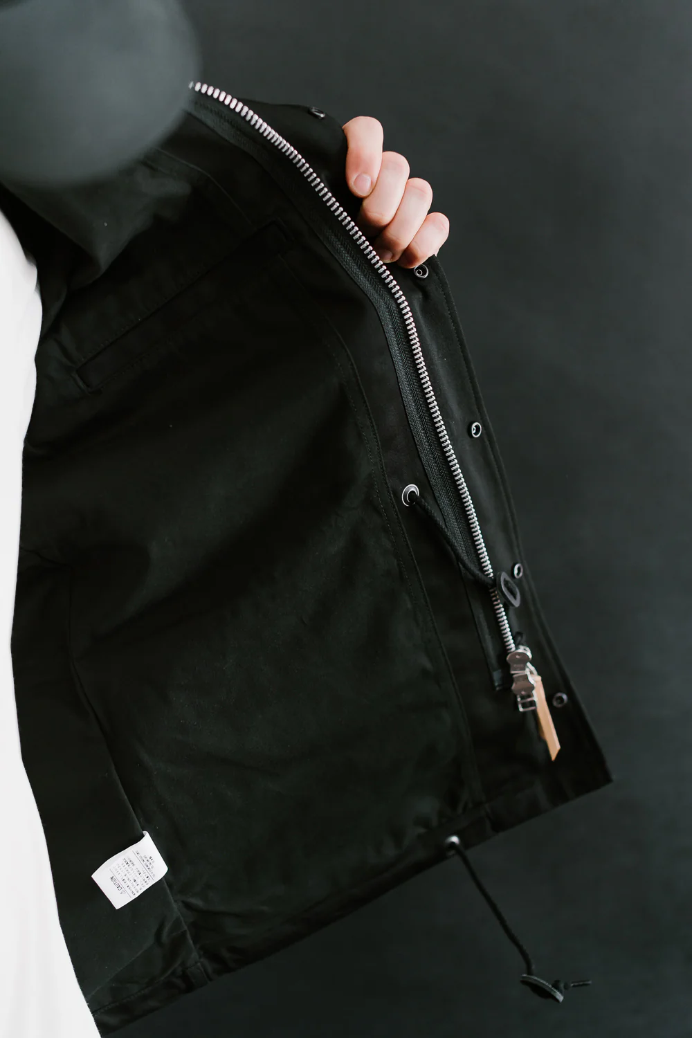 IHM-27-BLK - Sateen M65 Field Jacket - Black - Image 25