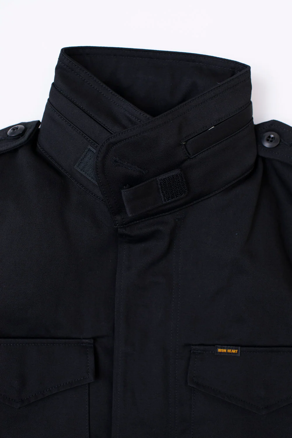 IHM-27-BLK - Sateen M65 Field Jacket - Black - Image 3