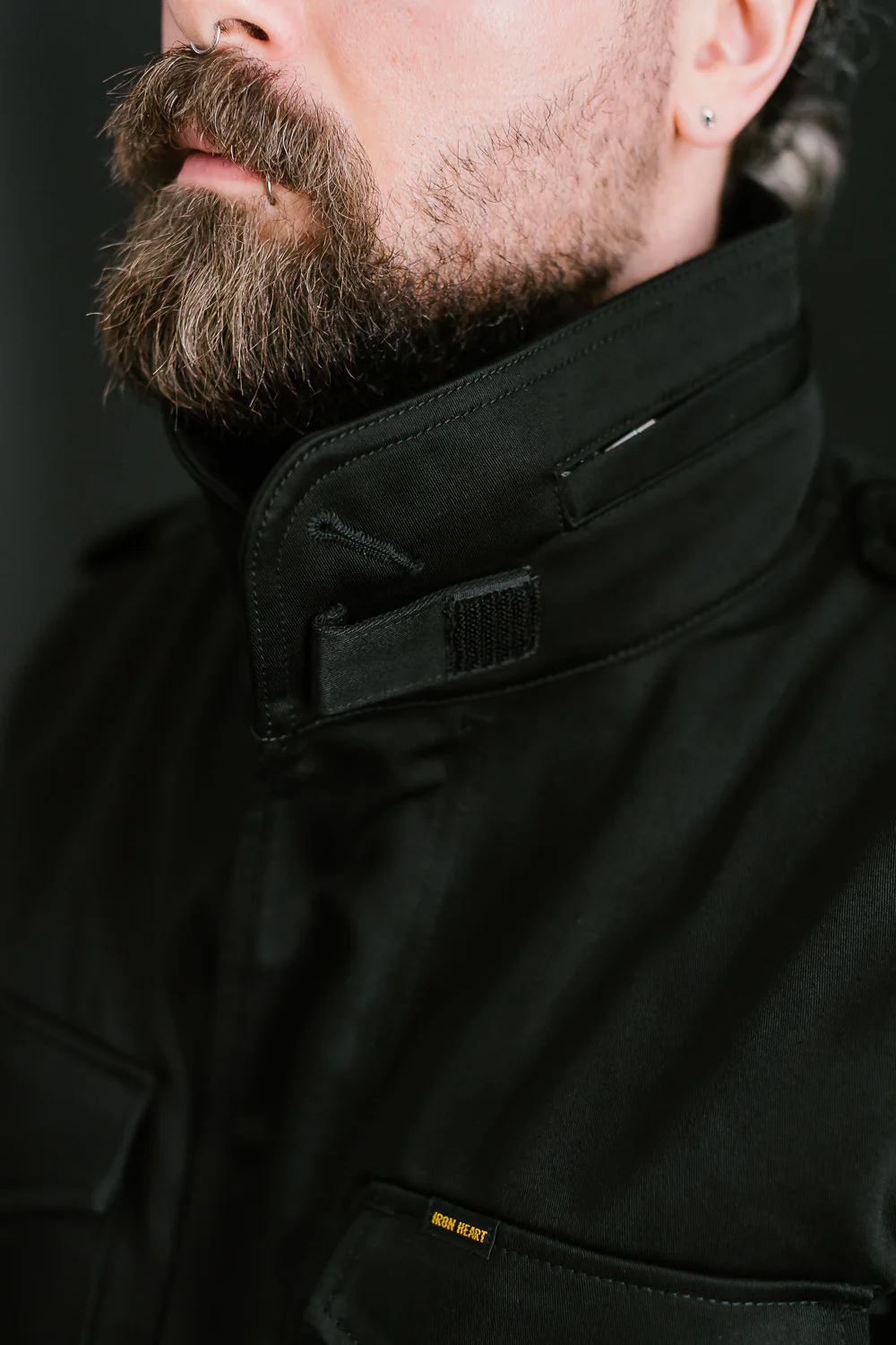 IHM-27-BLK - Sateen M65 Field Jacket - Black - Image 31